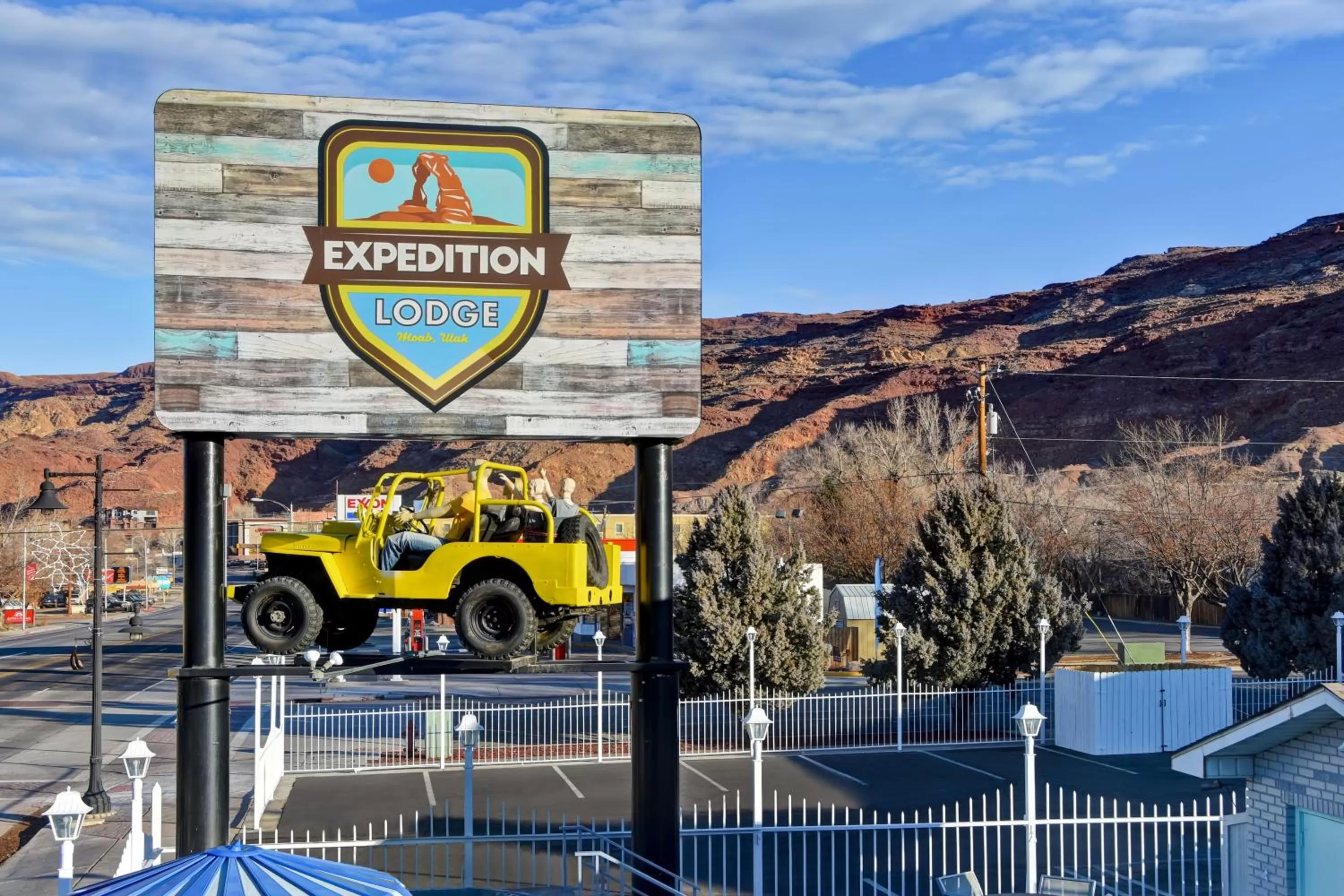 Property logo or sign in Expedition Lodge Moab Arches National Park