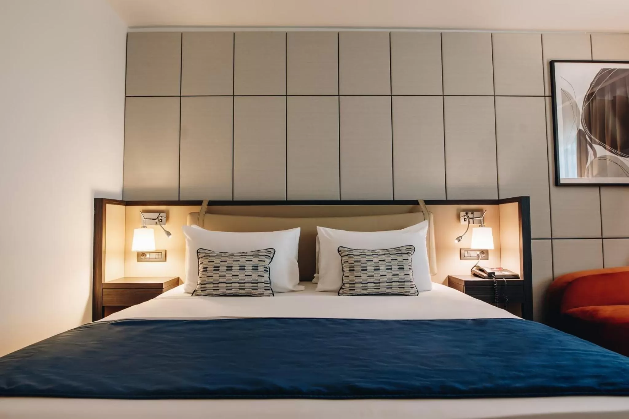 Photo of the whole room, Bed in Crowne Plaza Belgrade by IHG