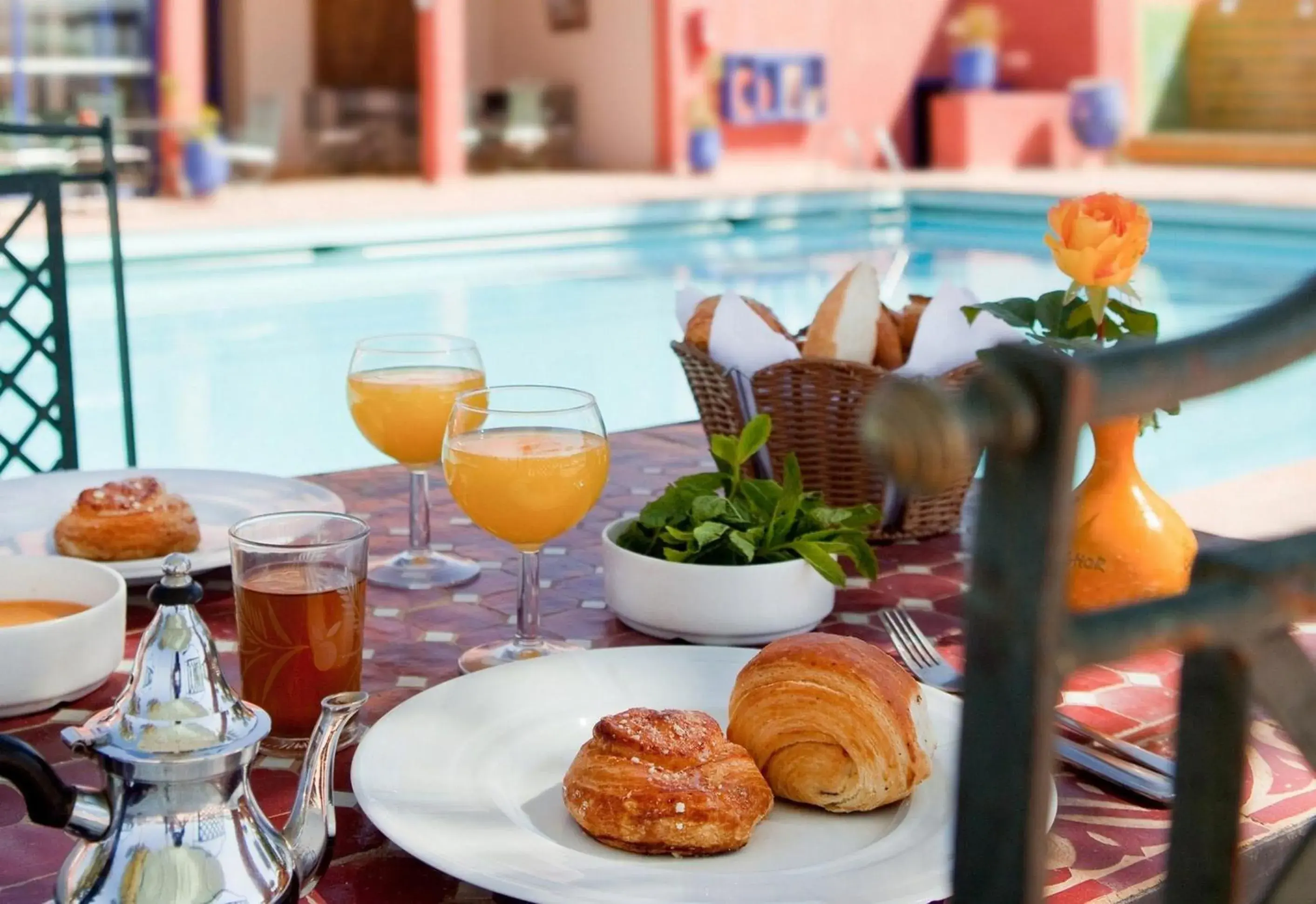 Breakfast, Swimming Pool in Kenzi Azghor Hotel