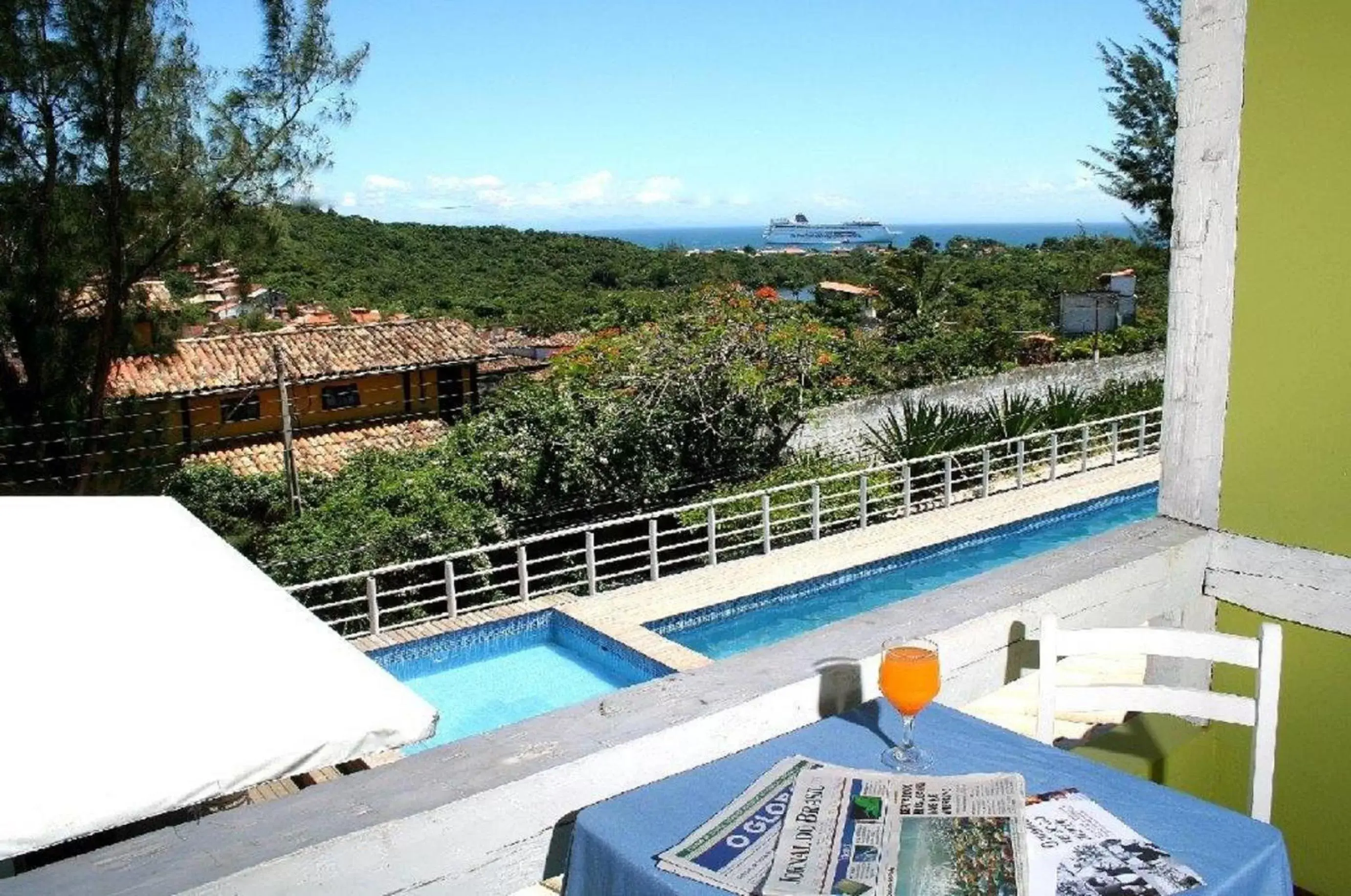 View (from property/room), Pool View in Pousada dos Reis