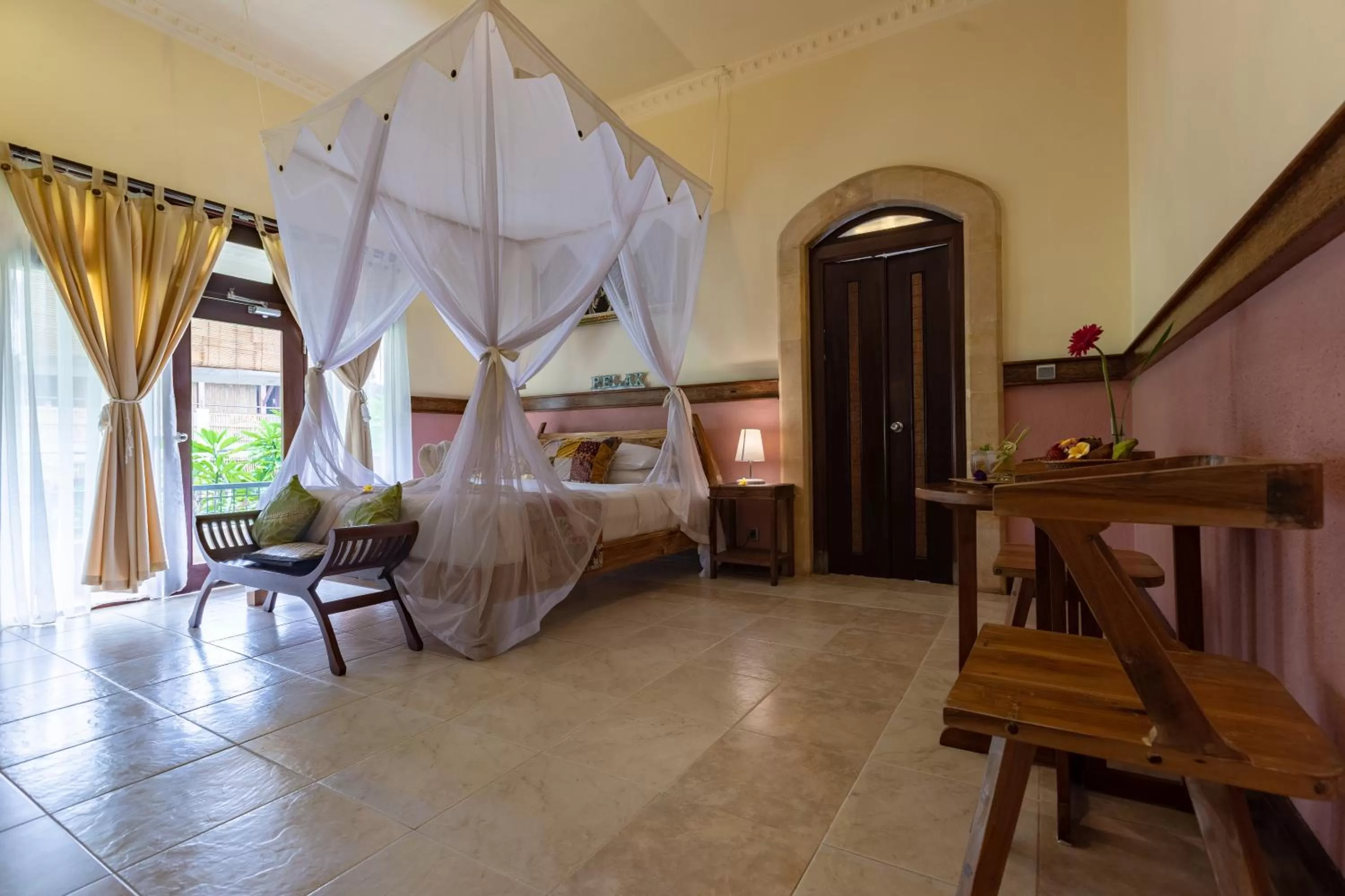 Bedroom in Ubud Aura Retreat