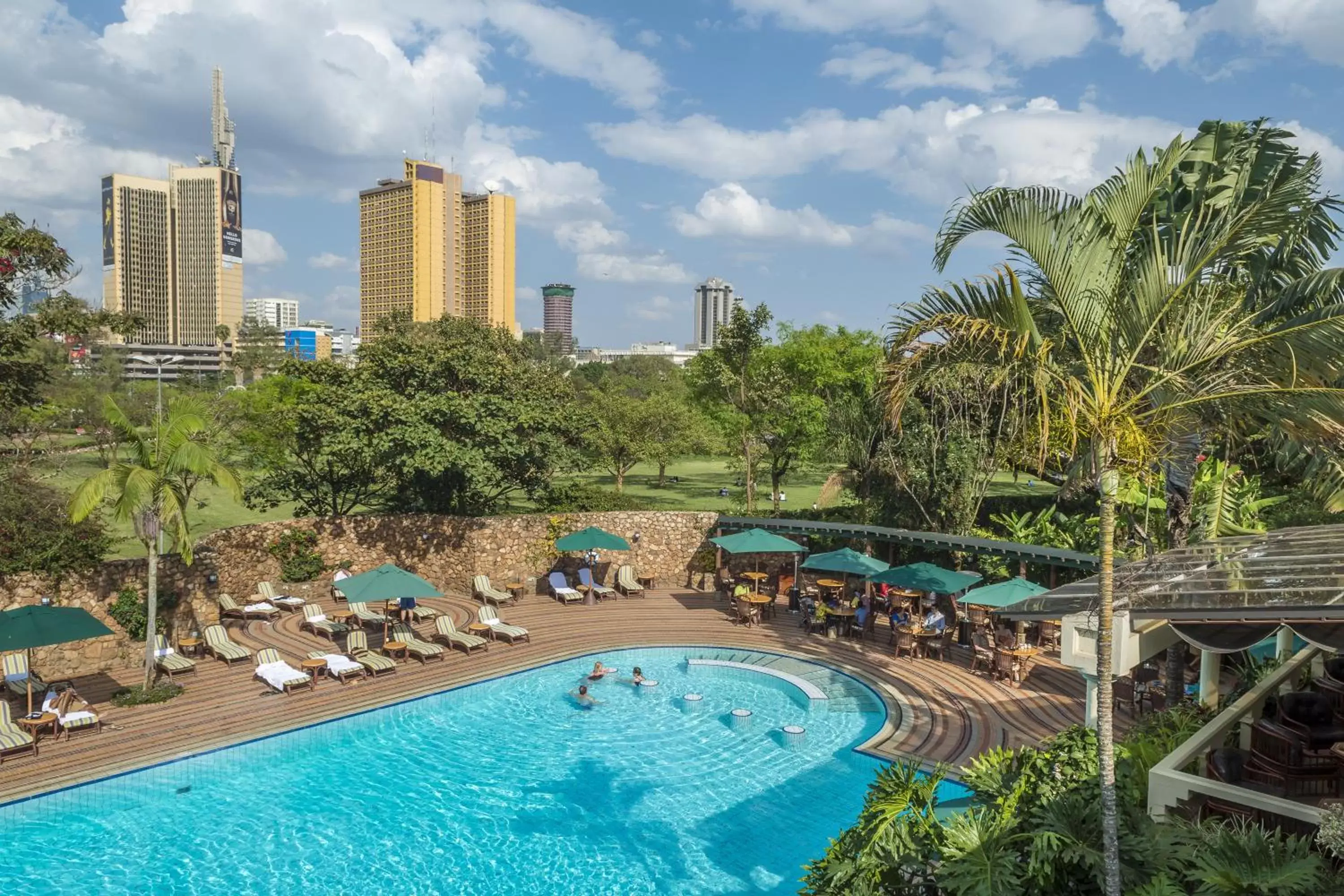 View (from property/room), Pool View in Nairobi Serena Hotel