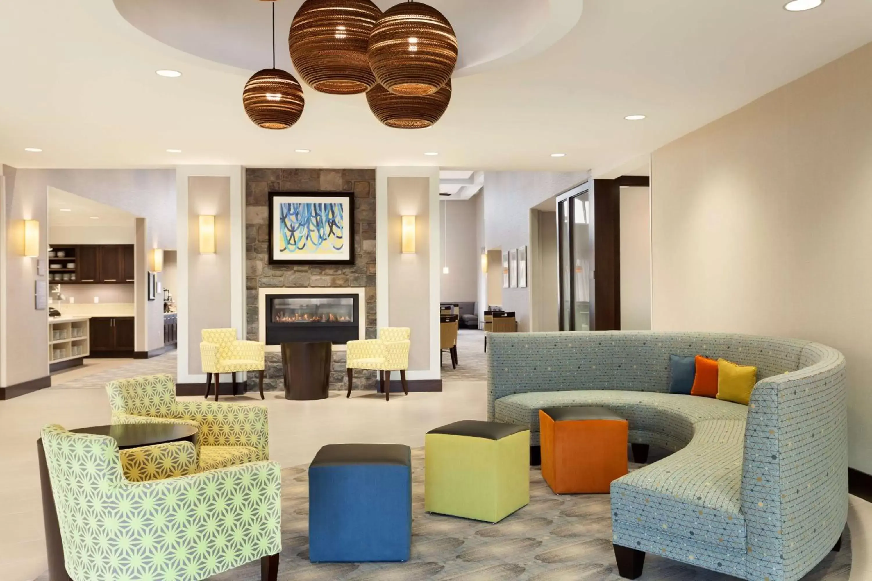 Lobby or reception, Lounge/Bar in Homewood Suites by Hilton Frederick