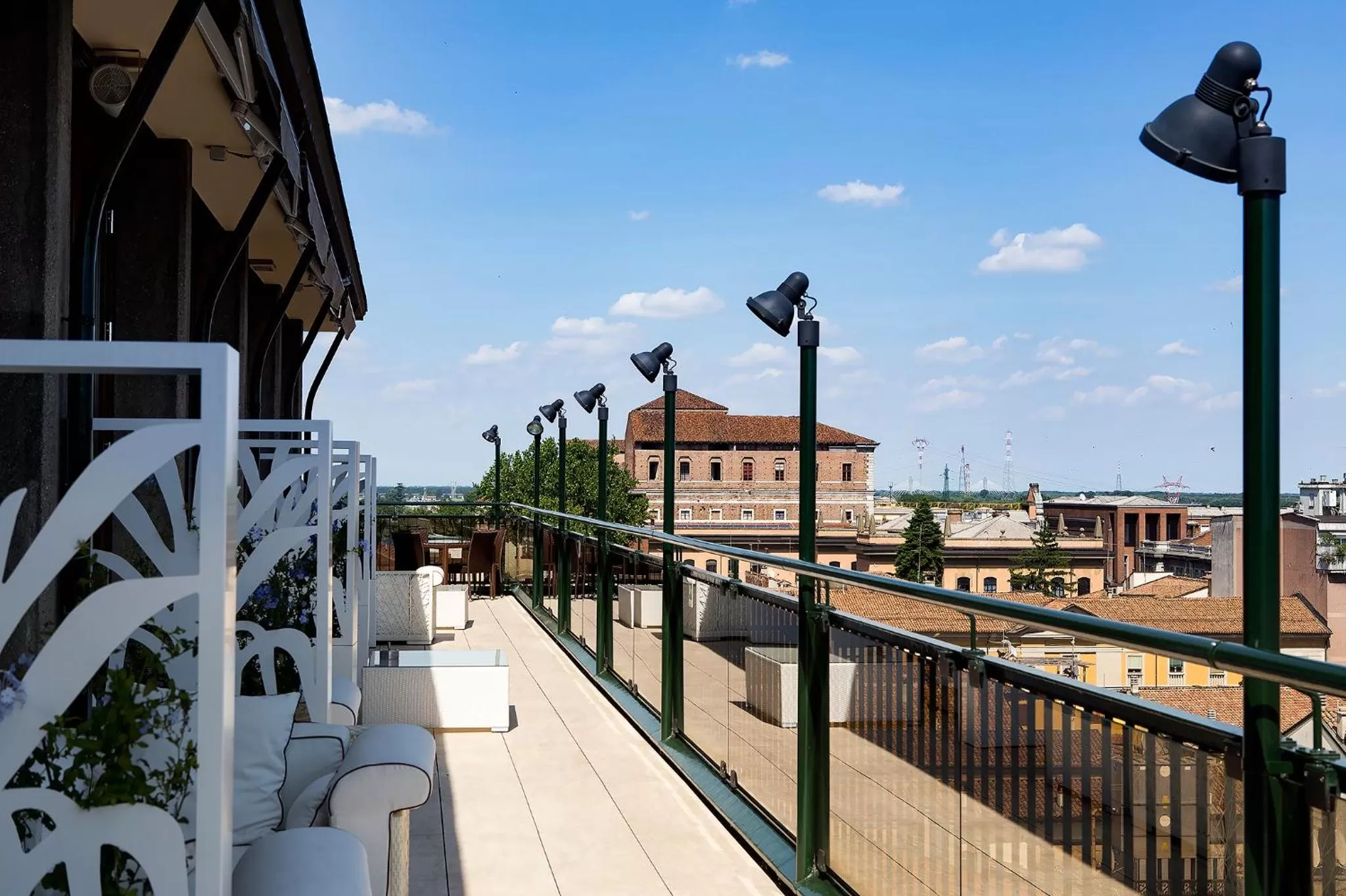 Patio in Grande Albergo Roma