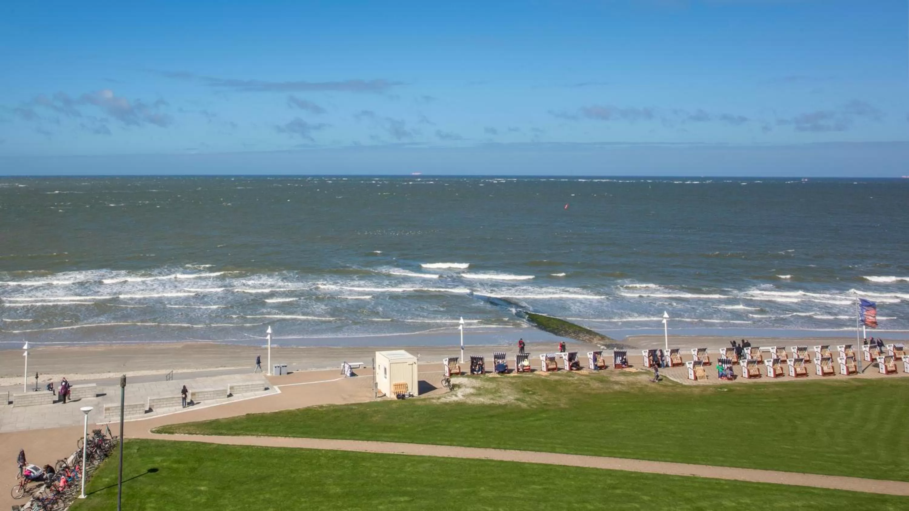Beach in Michels Strandhotel Germania