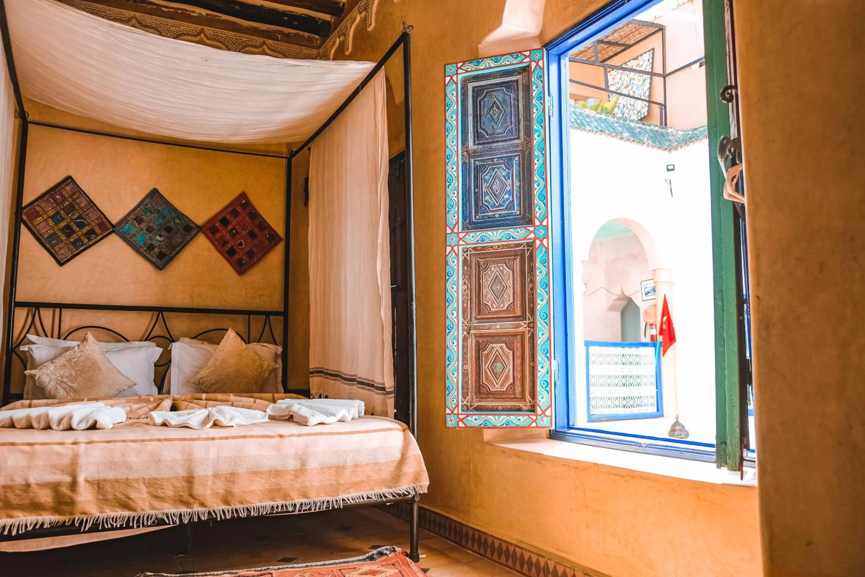 Bed in Héritage Lalla Aicha Hotel & Spa