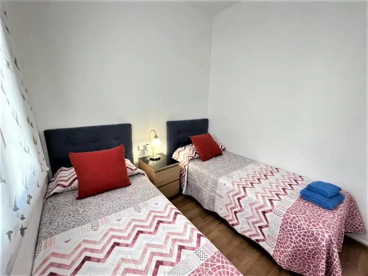 Bed in Habitaciones Rambla Catalunya
