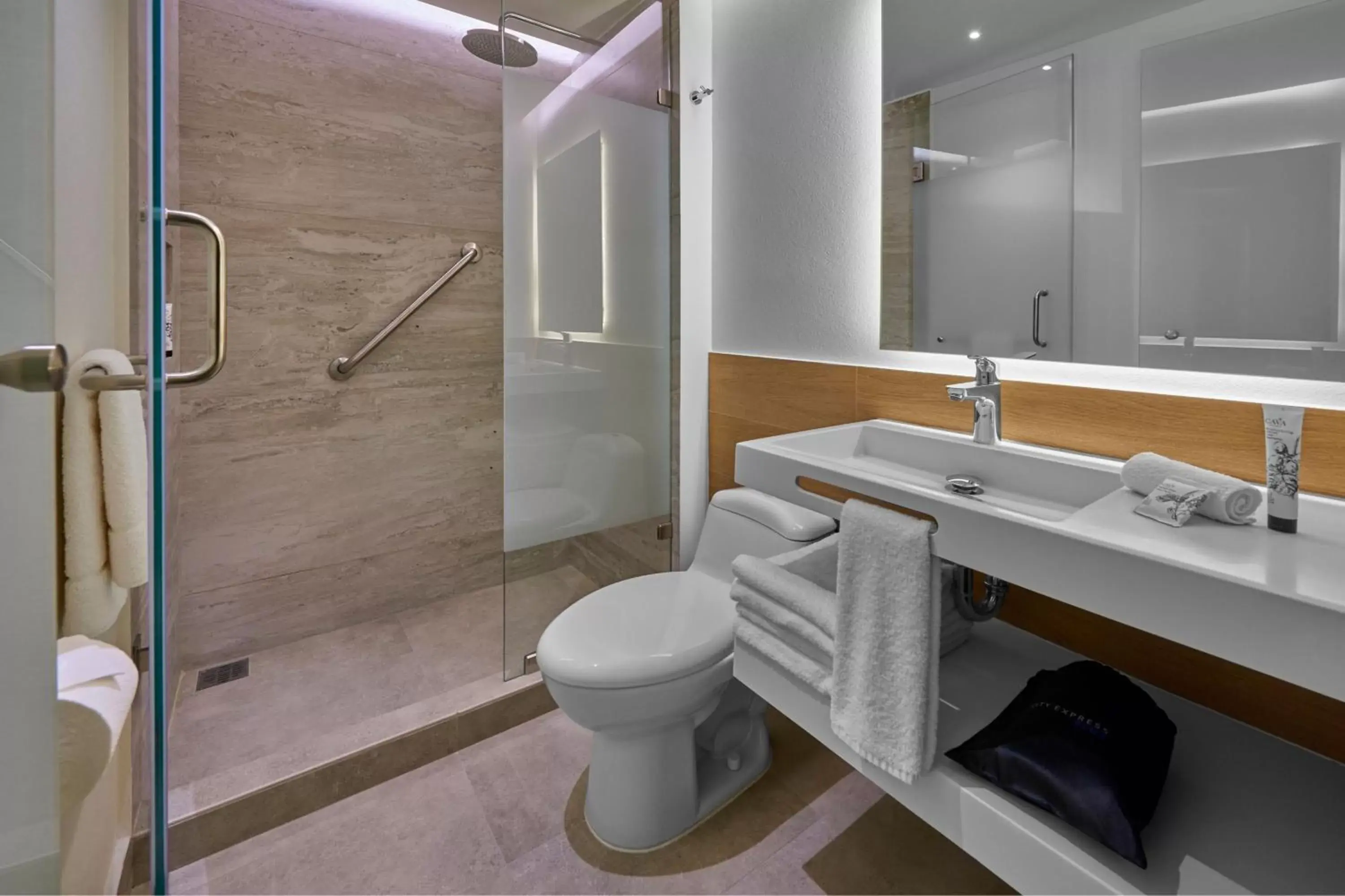 Photo of the whole room, Bathroom in City Express Plus by Marriott Guadalajara Providencia