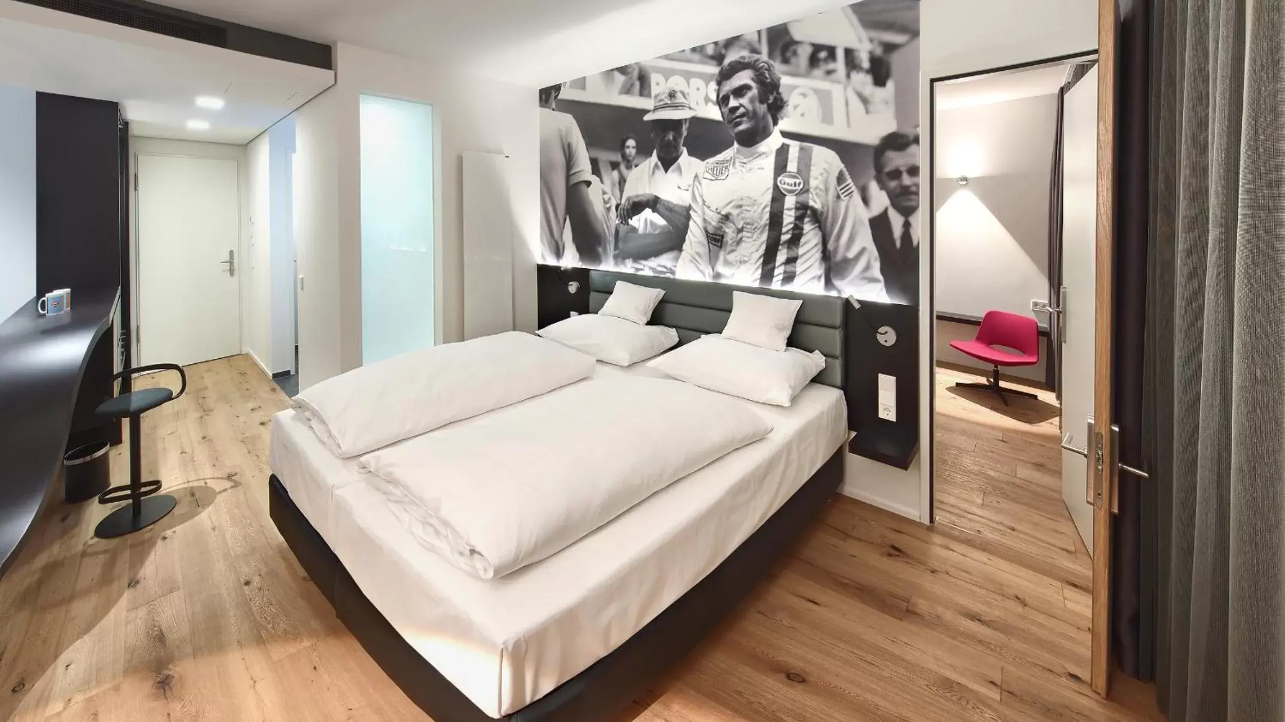 Photo of the whole room, Bed in V8 HOTEL Motorworld Region Stuttgart Photo of the whole room, Bed in V8 HOTEL Motorworld Region Stuttgart