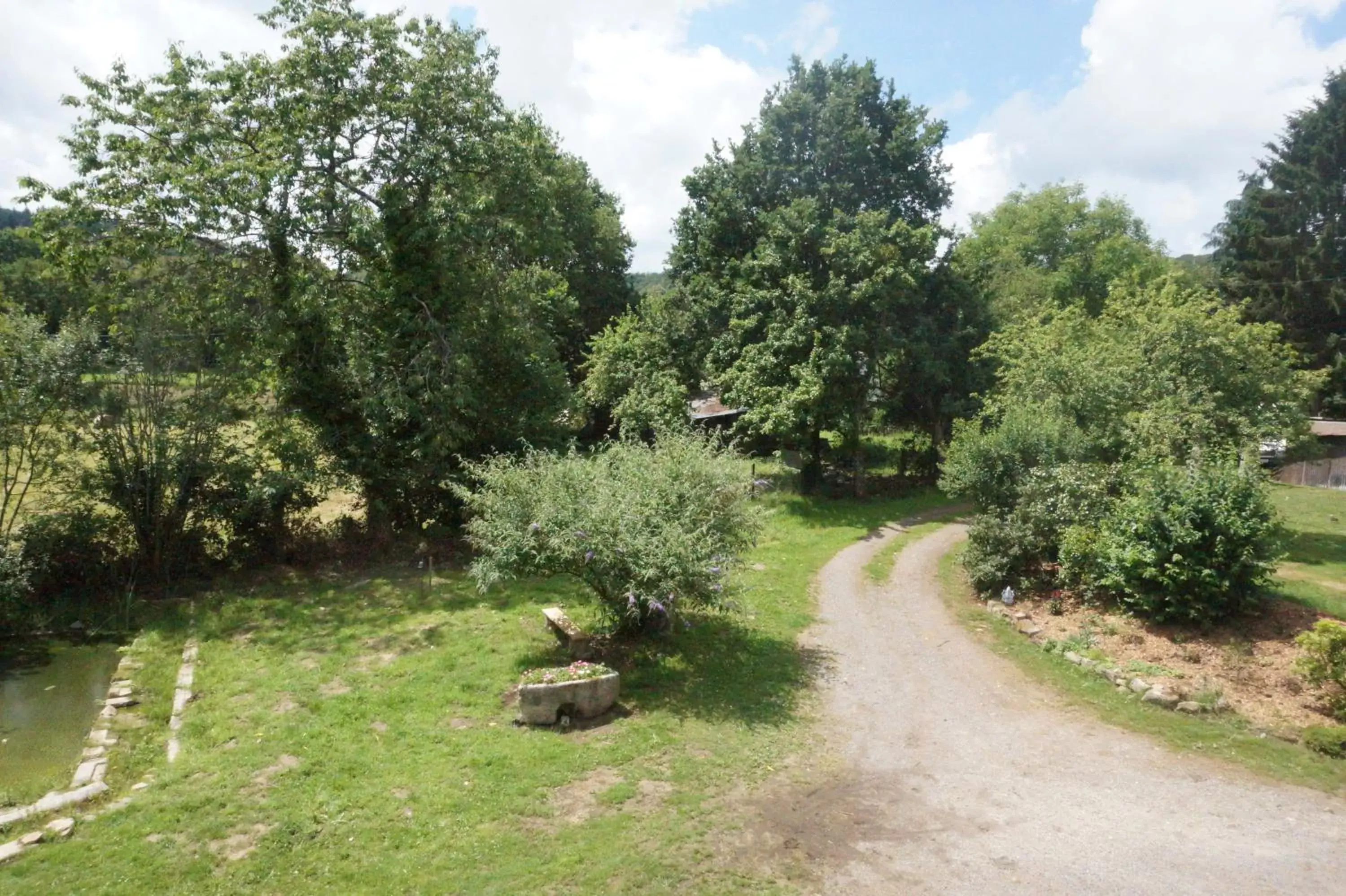 Garden view in Maison du Murphy