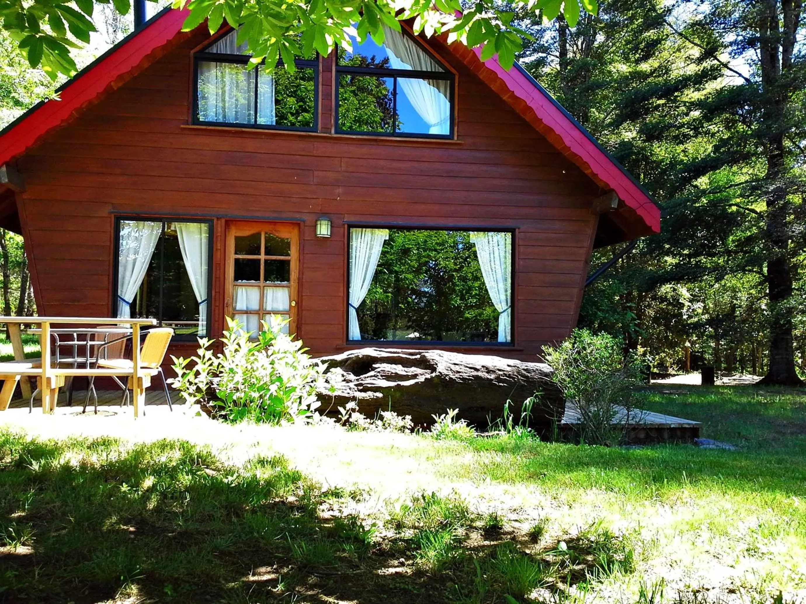 Facade/entrance, Property Building in Hotel Salto del Carileufu