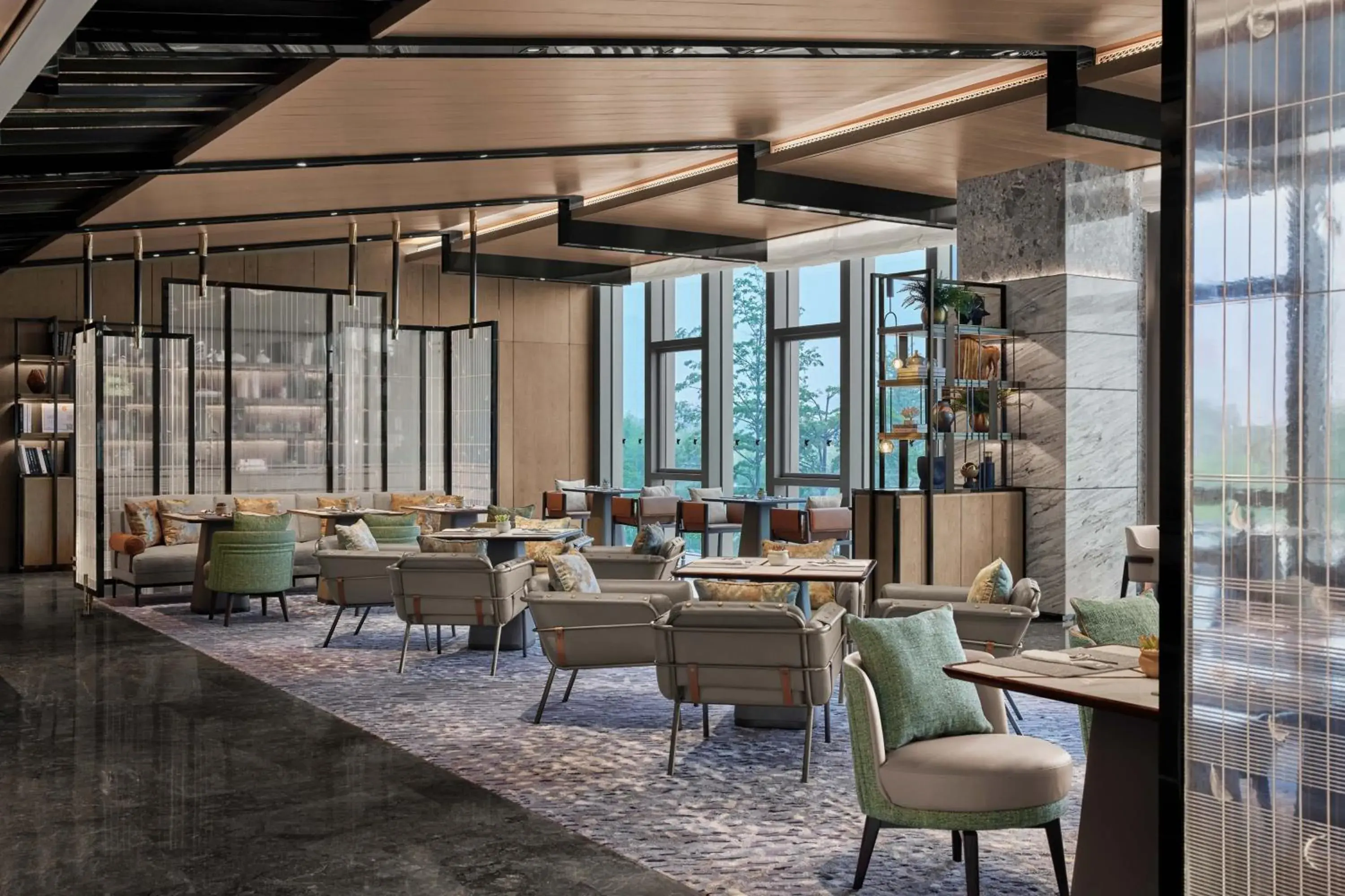 Lounge or bar, Restaurant/Places to Eat in JW Marriott Hotel Shenzhen Bao'an International Airport