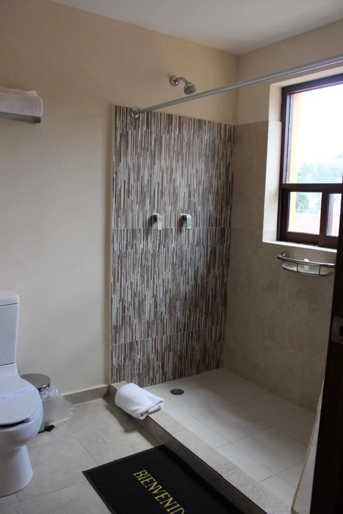 Shower in Hotel JYE by Serranillo, Mineral del Monte Hgo