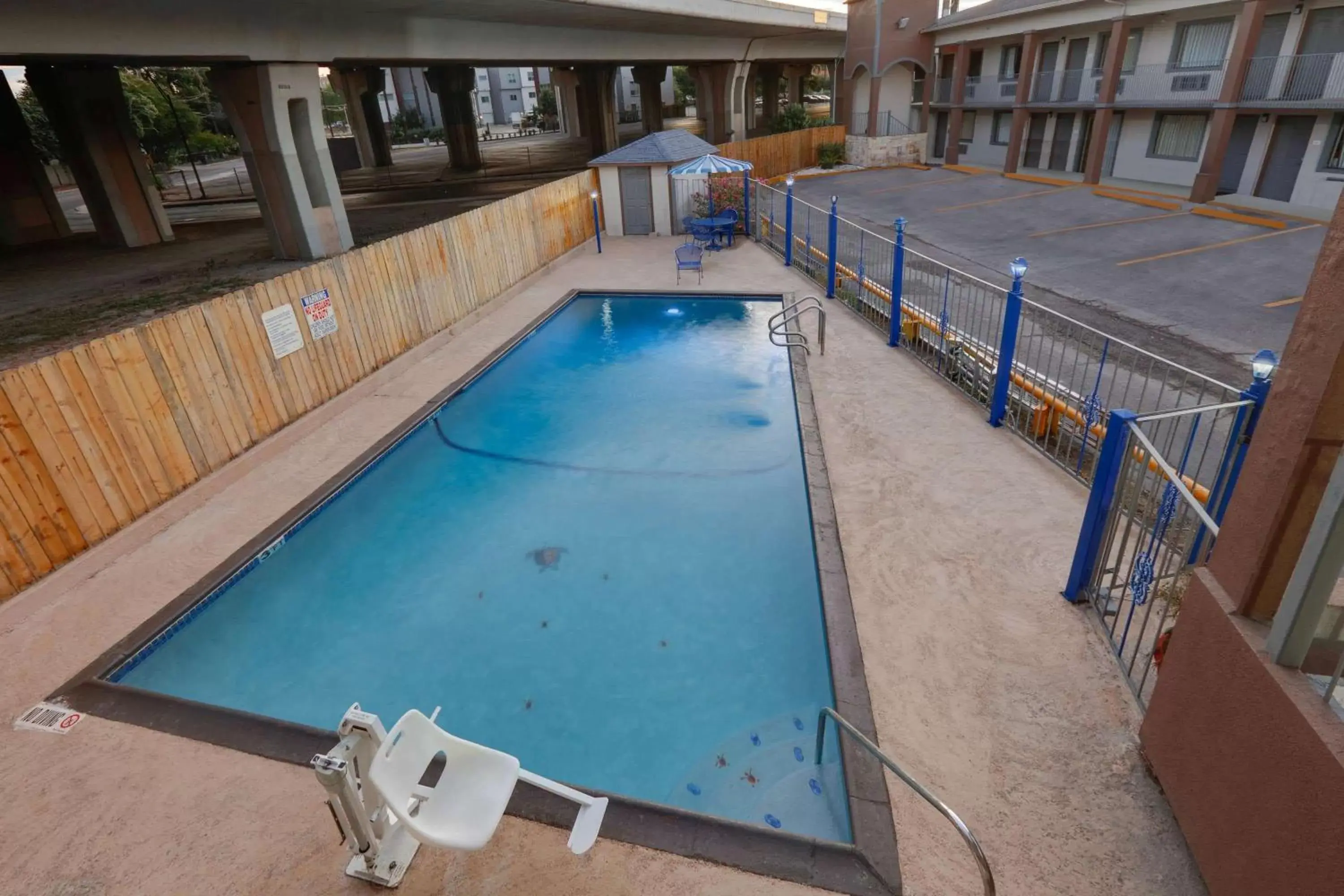 On site, Pool View in Super 8 by Wyndham San Antonio Downtown / Museum Reach