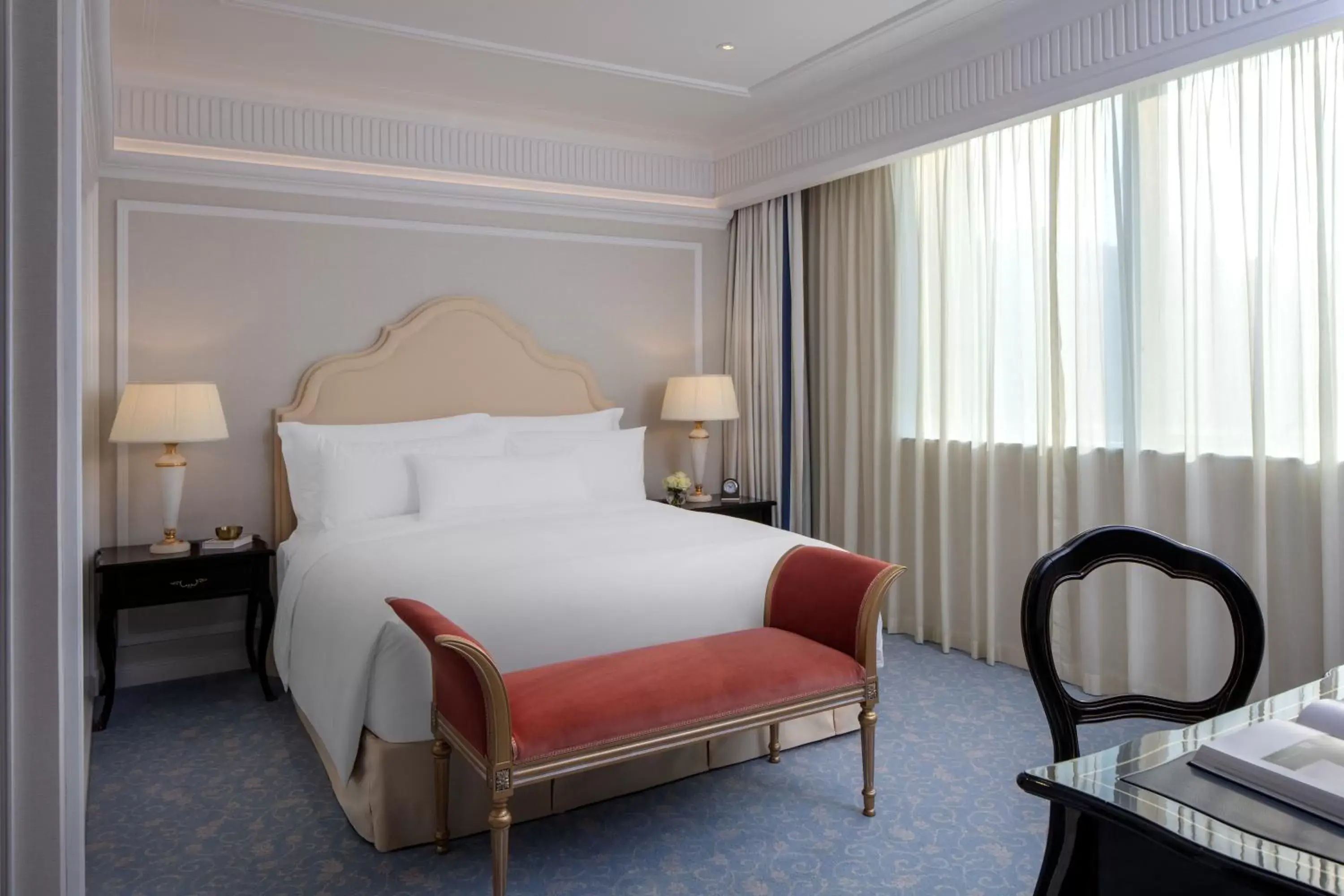 Bed in The Plaza Doha, LXR Hotels & Resorts