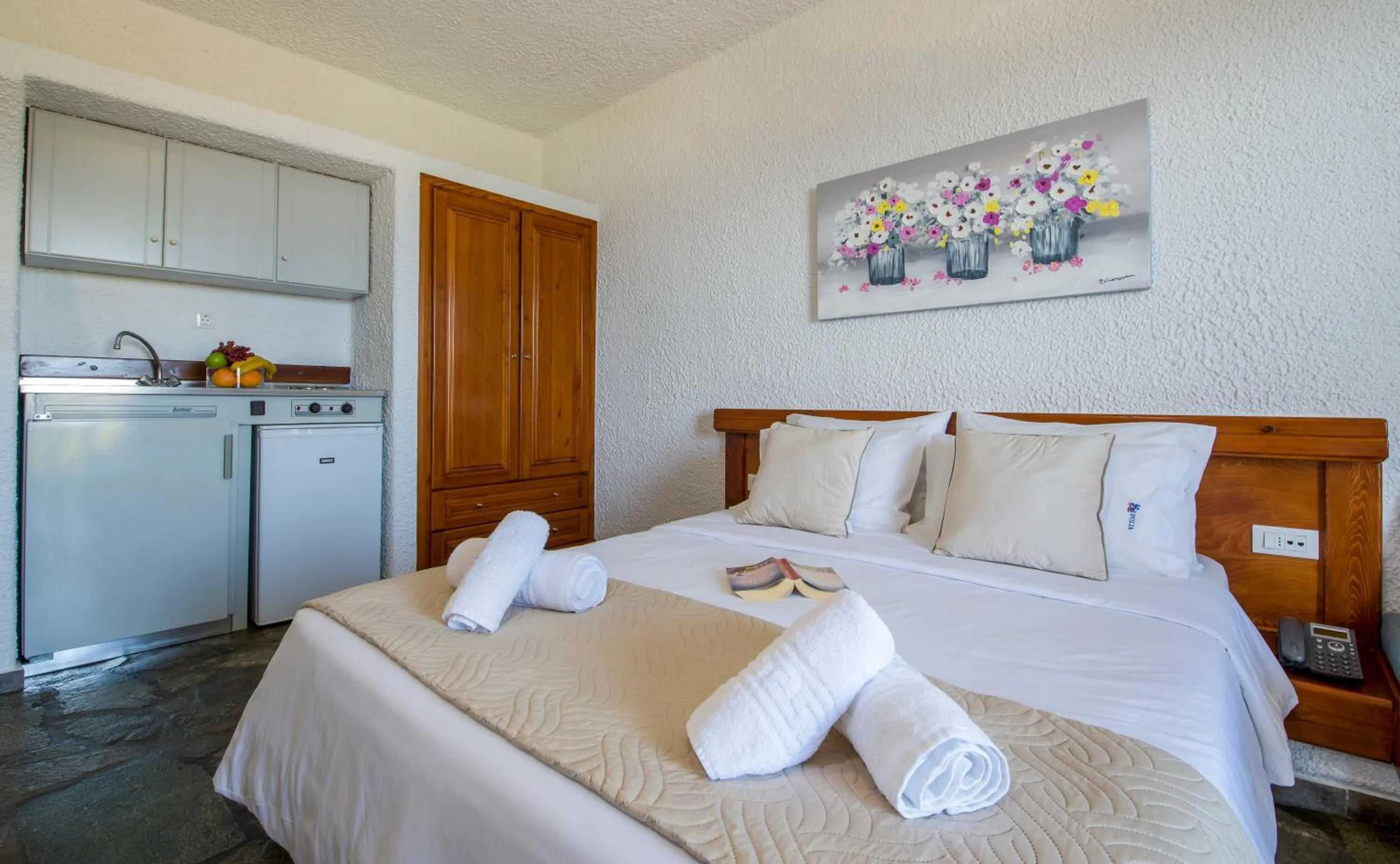 Bed in Folia Apartments Chania