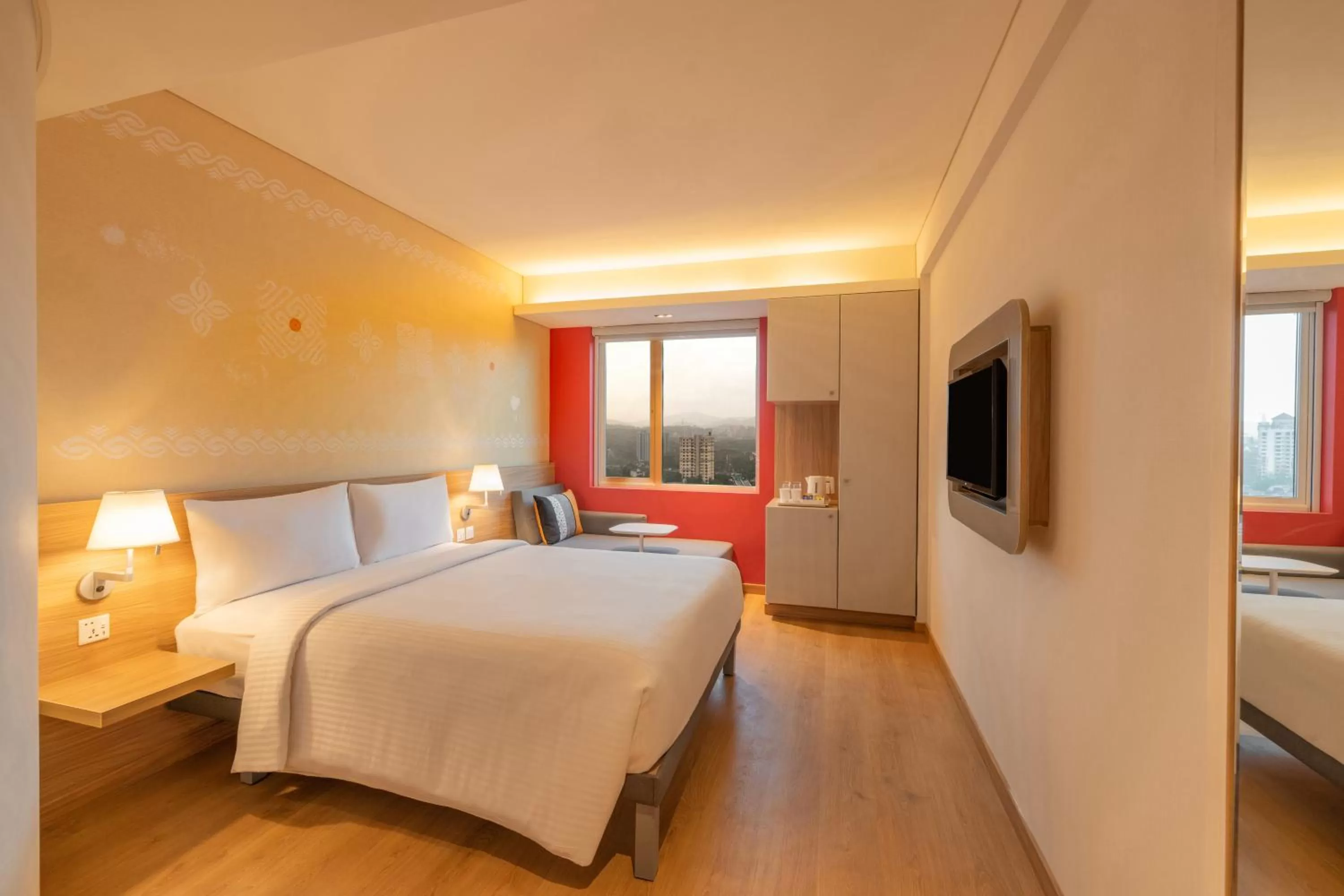Photo of the whole room, Bed in ibis Mumbai Vikhroli - An Accor Brand