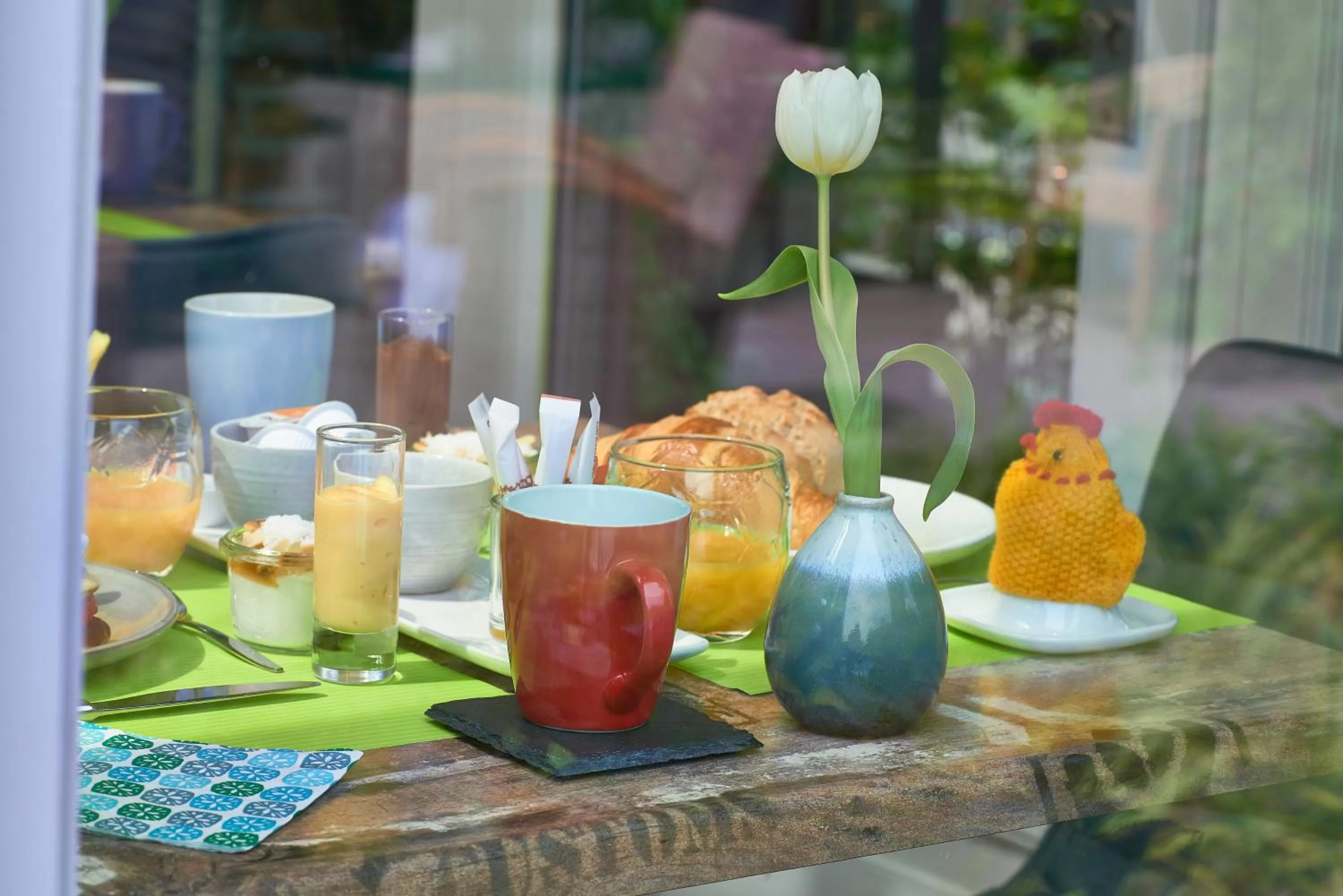 Continental breakfast in B&B De Joker