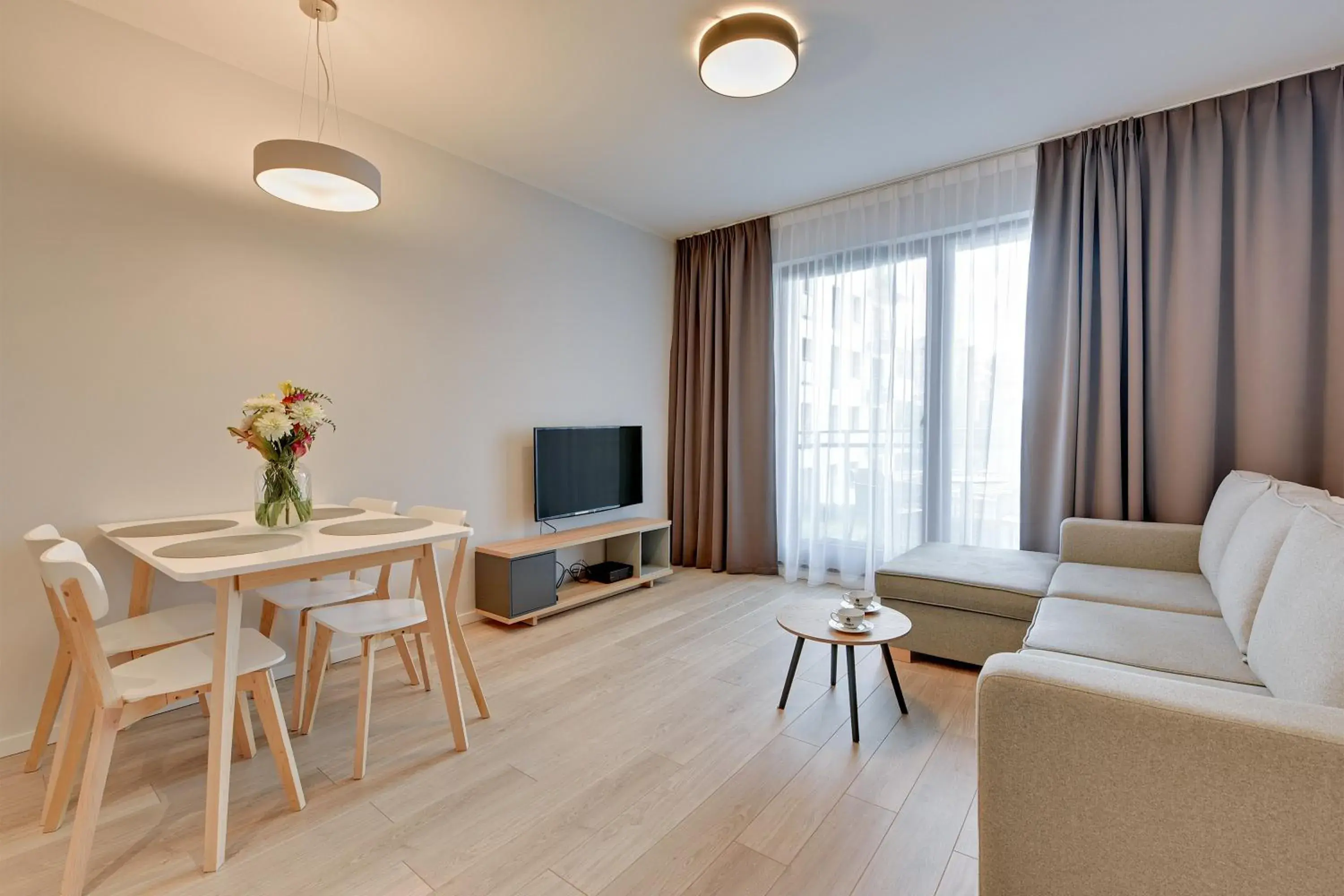 Living room, Seating Area in GRANO APARTMENTS Gdansk Nowa Motlawa SPA & Wellness