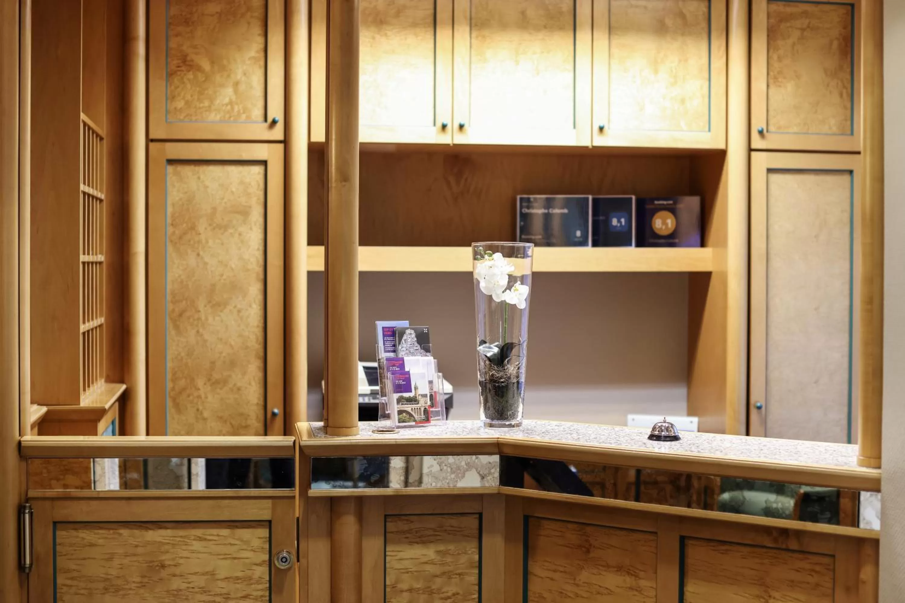 Lobby or reception in Hotel Christophe Colomb