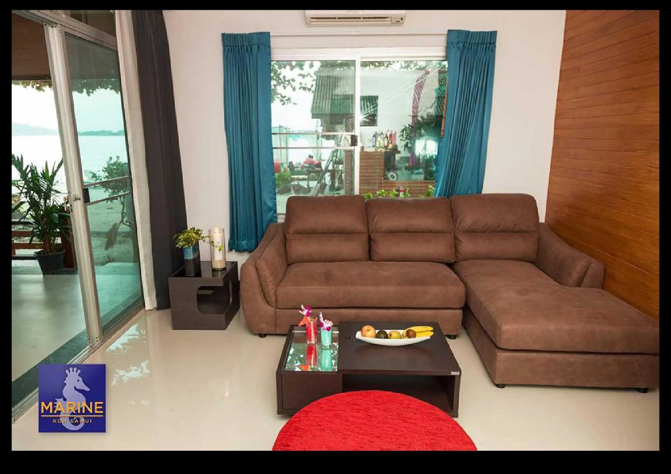 Living room in Marine Chaweng Beach Resort