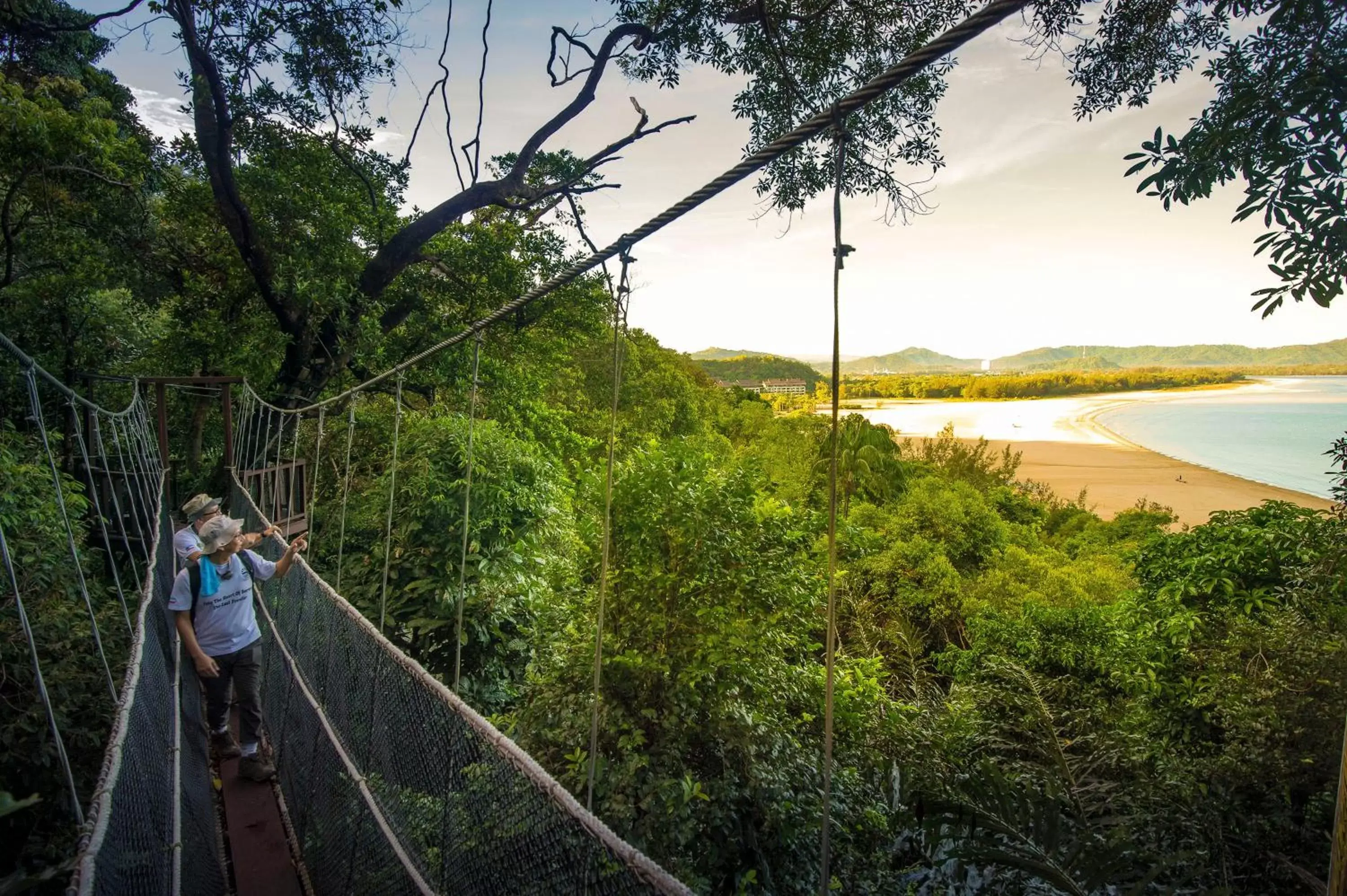 Hiking in Shangri-La Rasa Ria, Kota Kinabalu