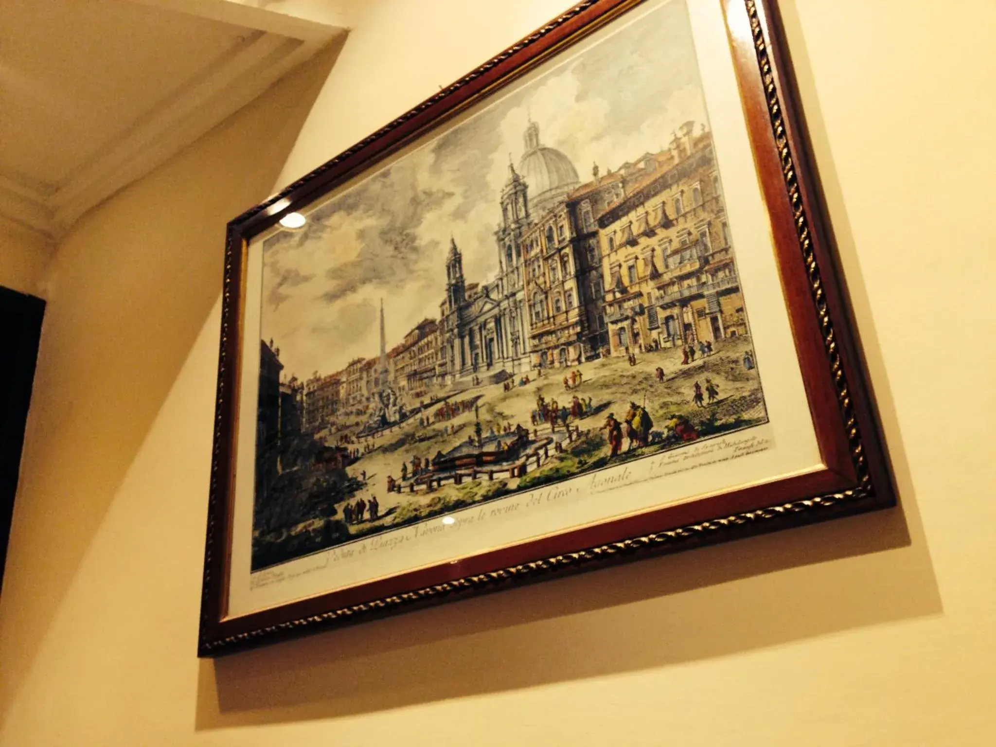 Decorative detail in Hotel Fiorenza