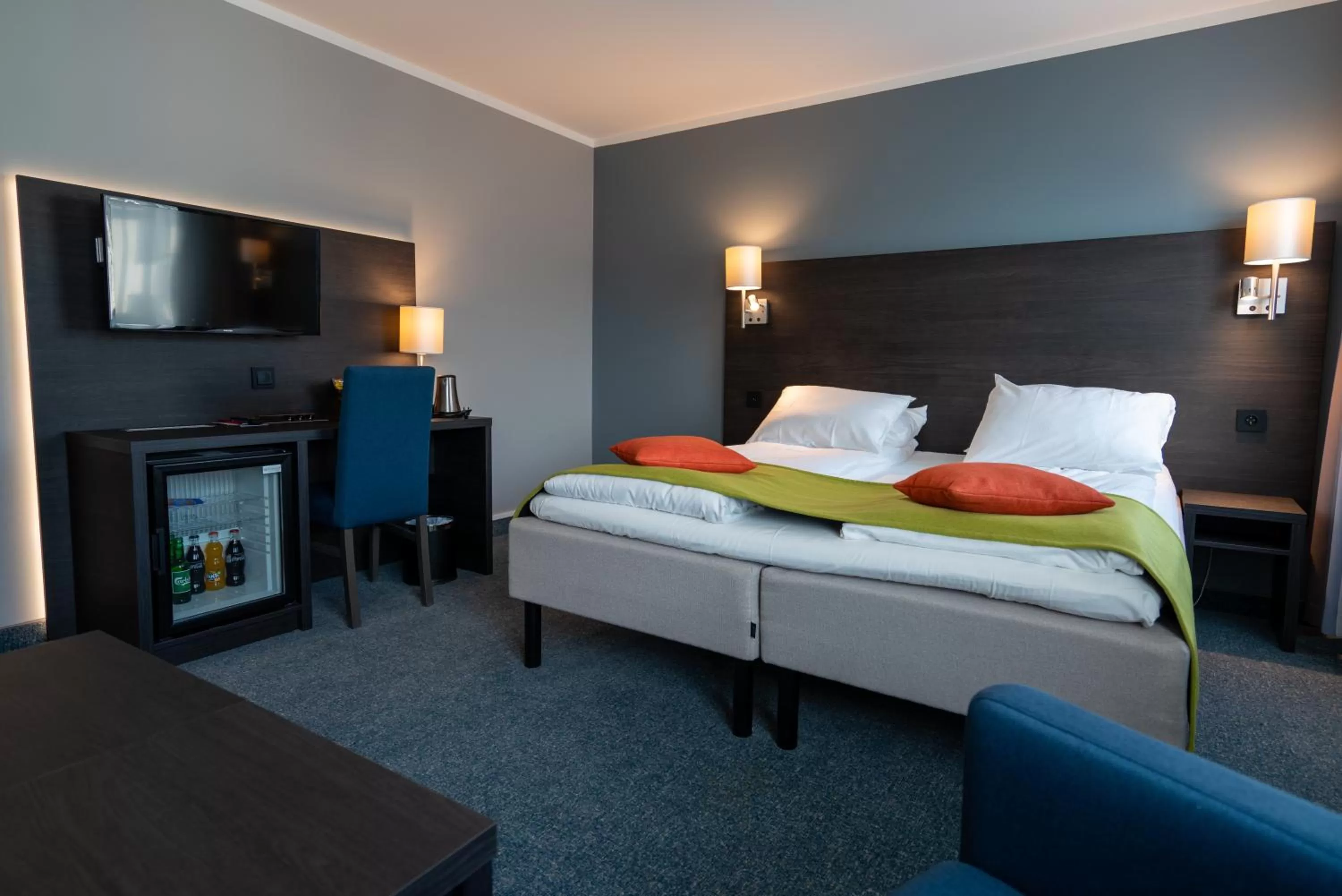 Photo of the whole room, Bed in Thon Partner Hotel Måløy