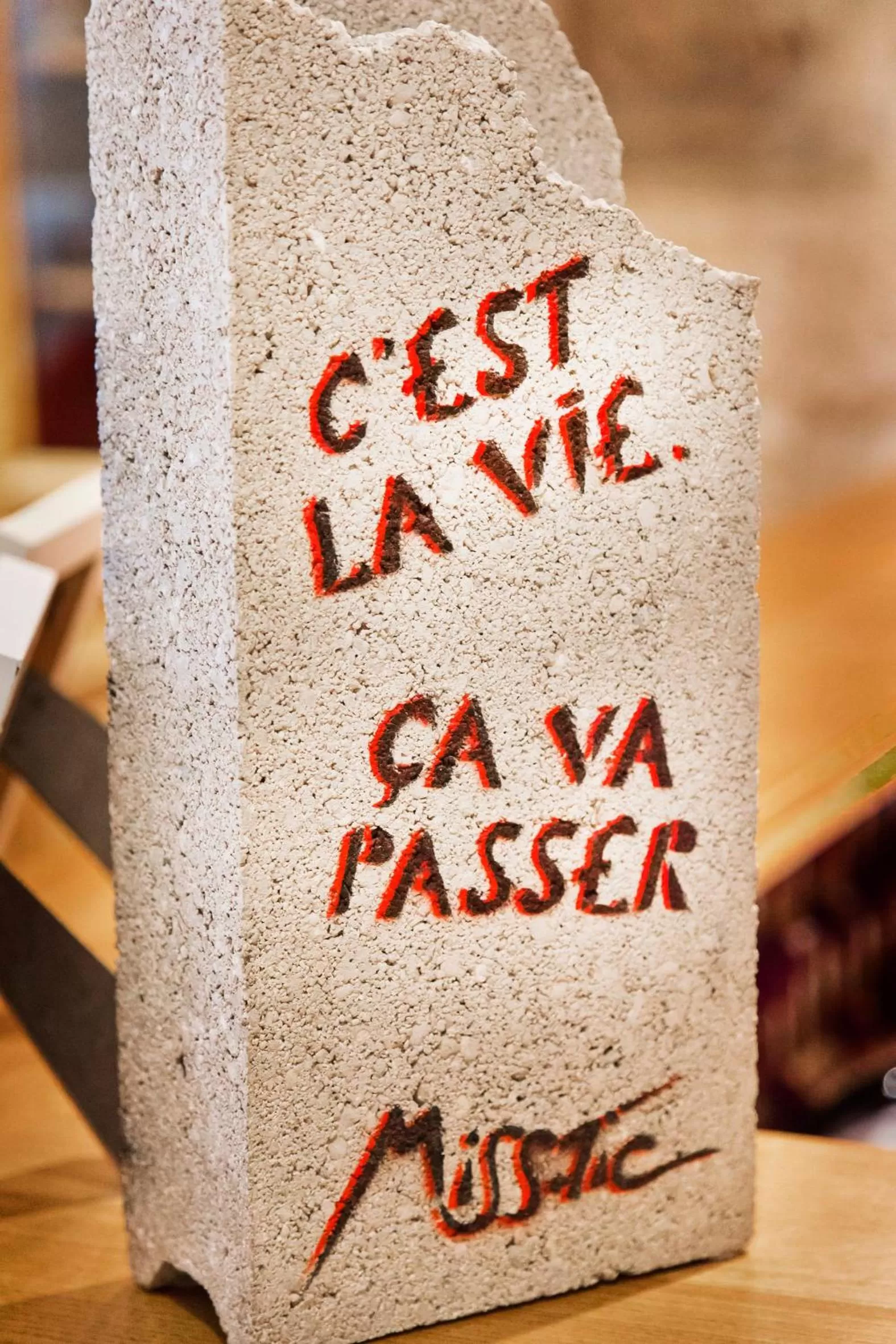 Decorative detail in Hôtel des Arts Montmartre