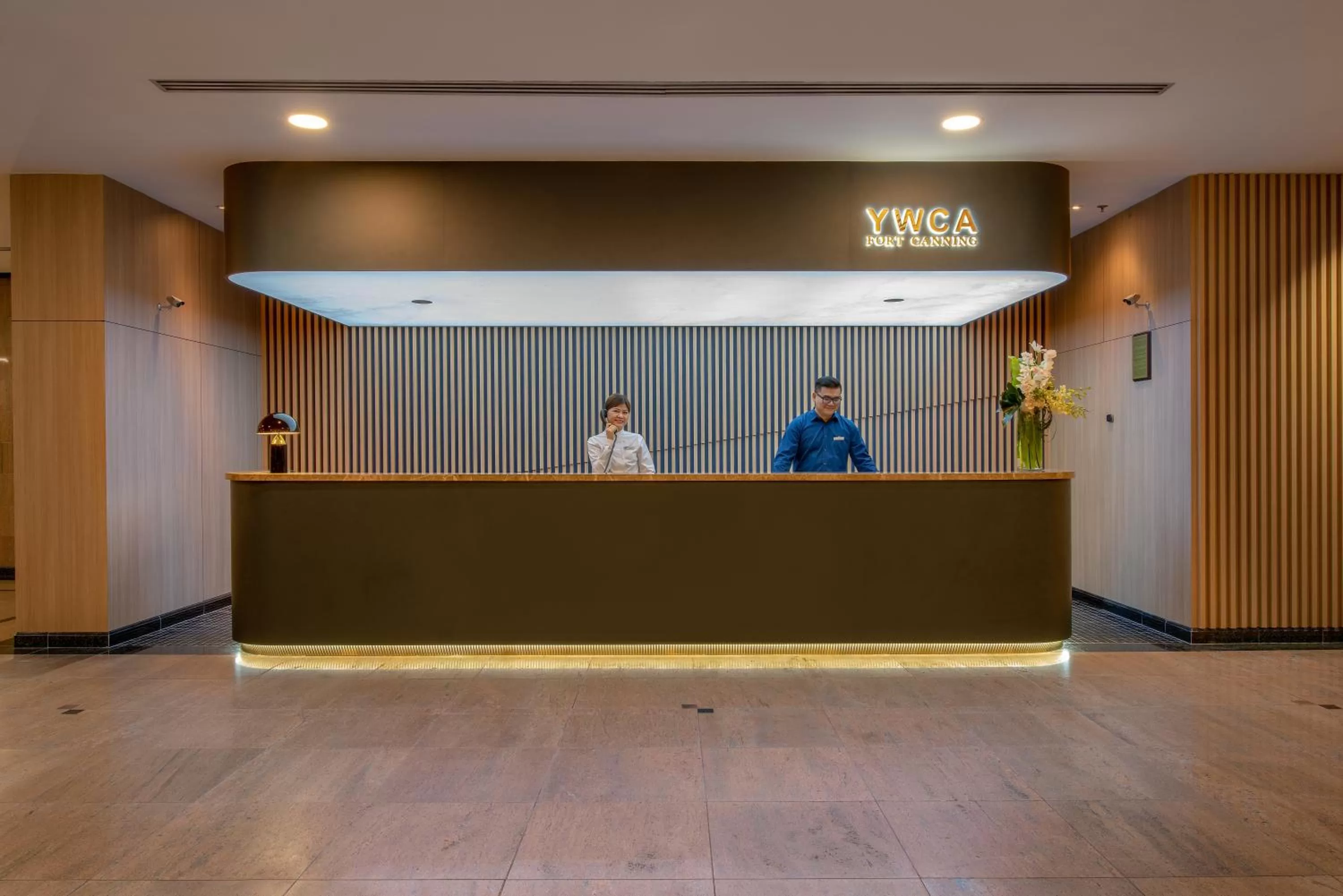 Lobby or reception in YWCA Fort Canning