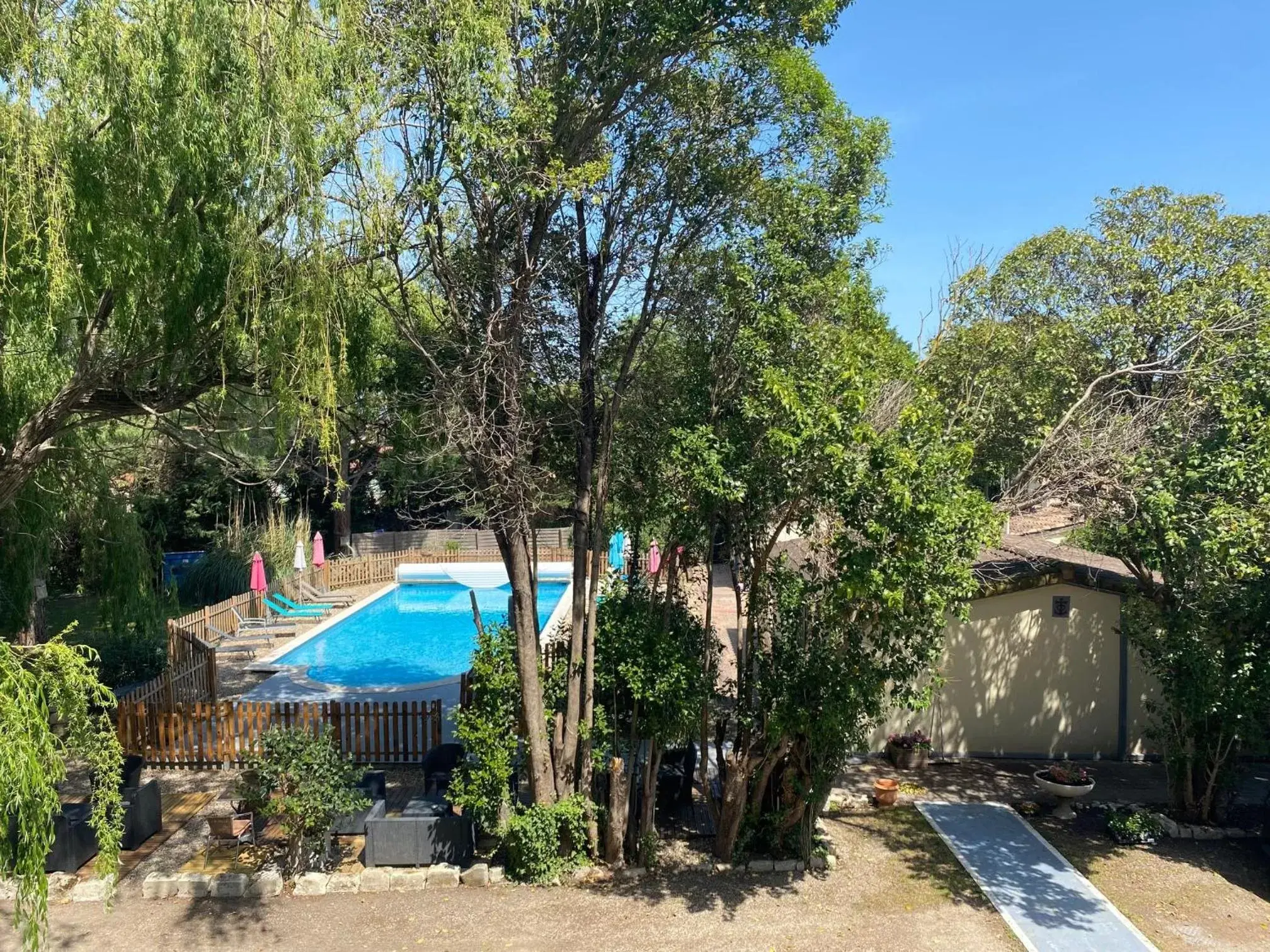 Garden view, Swimming Pool in Hostellerie De La Source