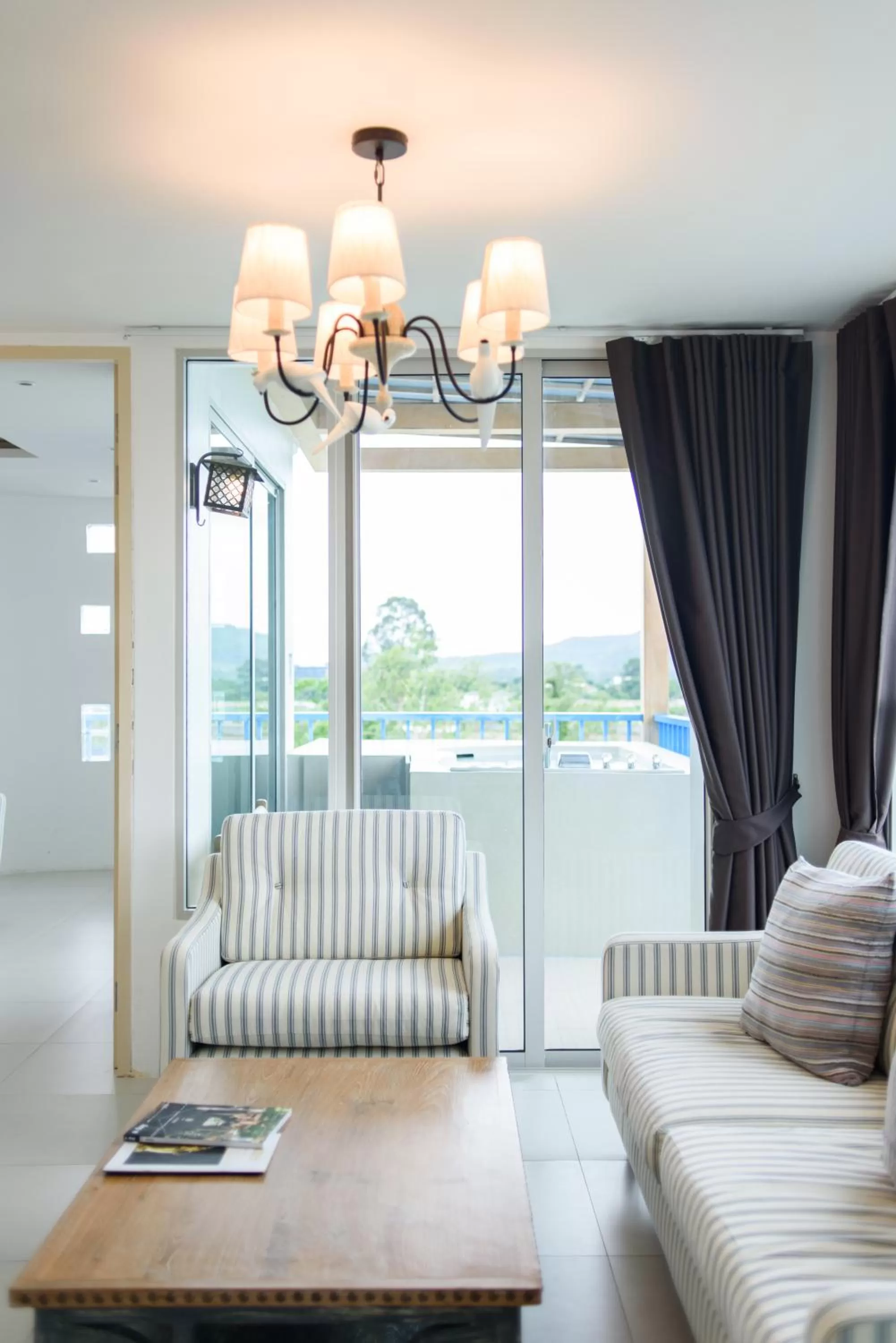 Living room, Bed in Costa Village Bangsaray