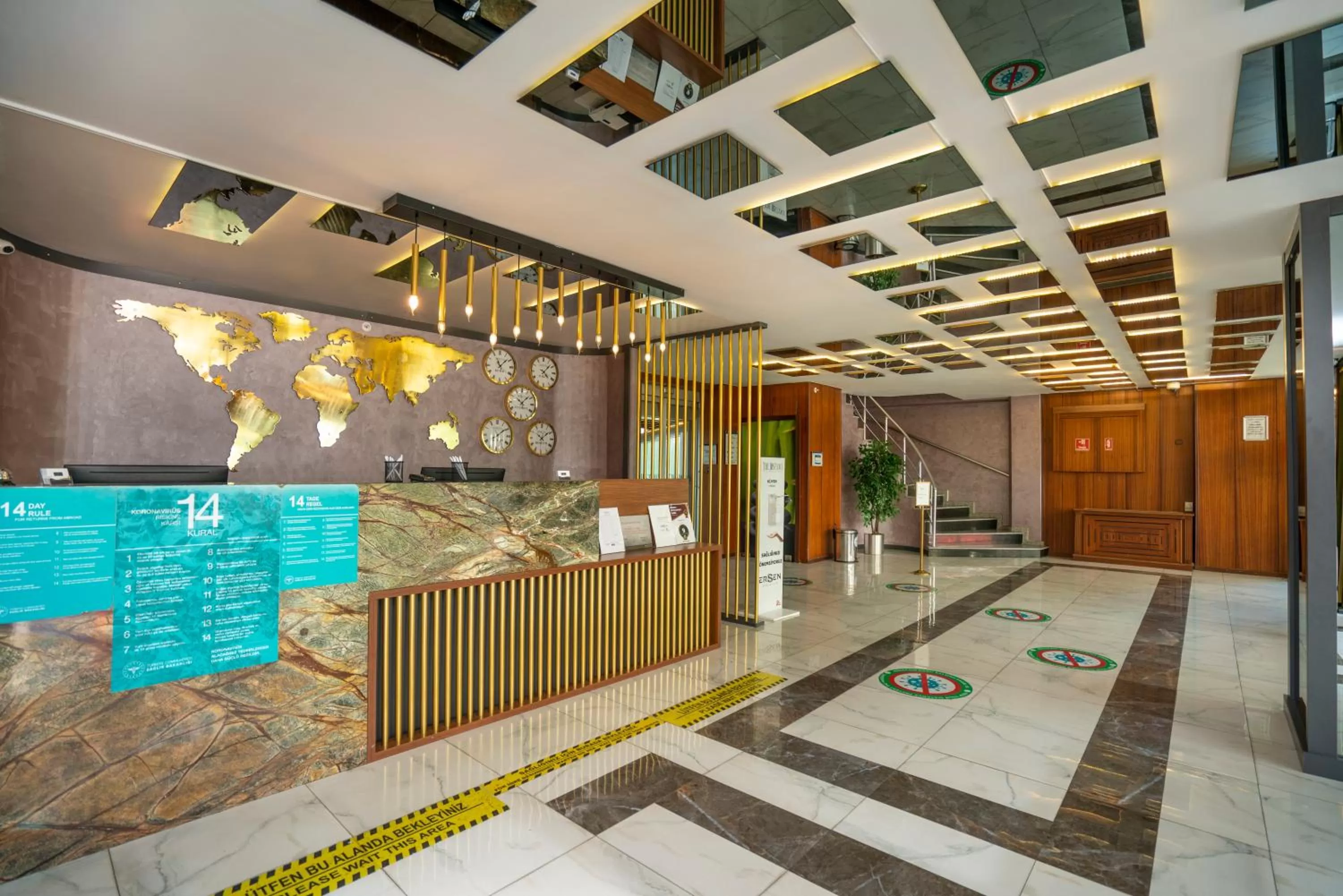 Lobby or reception in The Bostancı Otel