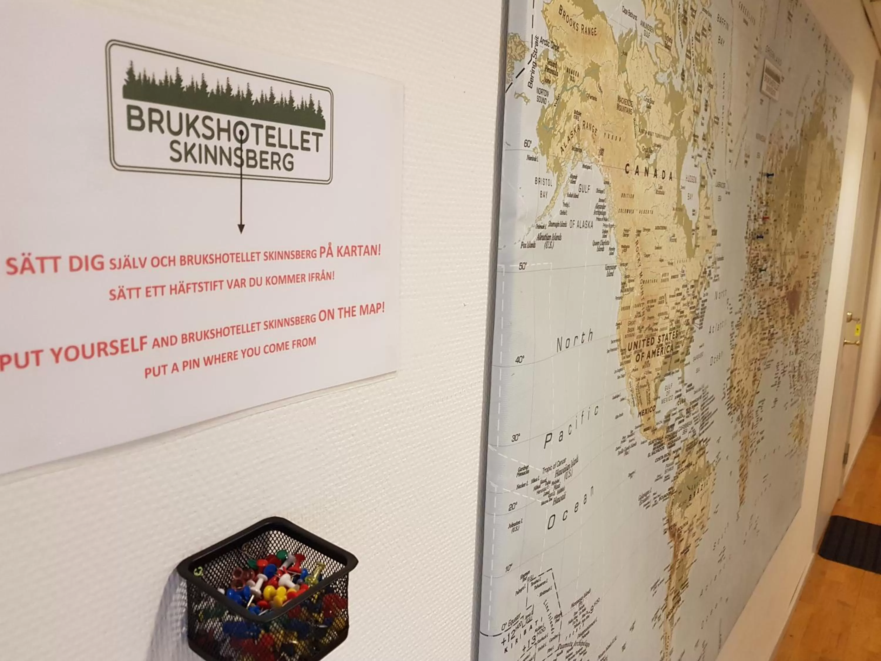 Decorative detail in Brukshotellet Skinnsberg