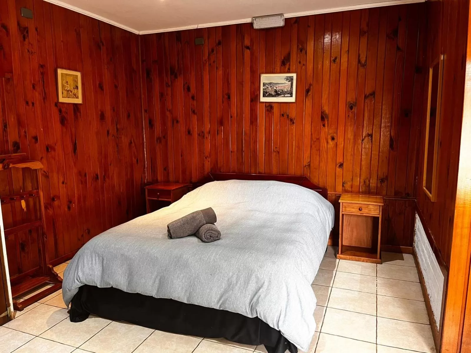 Bed in Hotel y Cabañas Villarrica