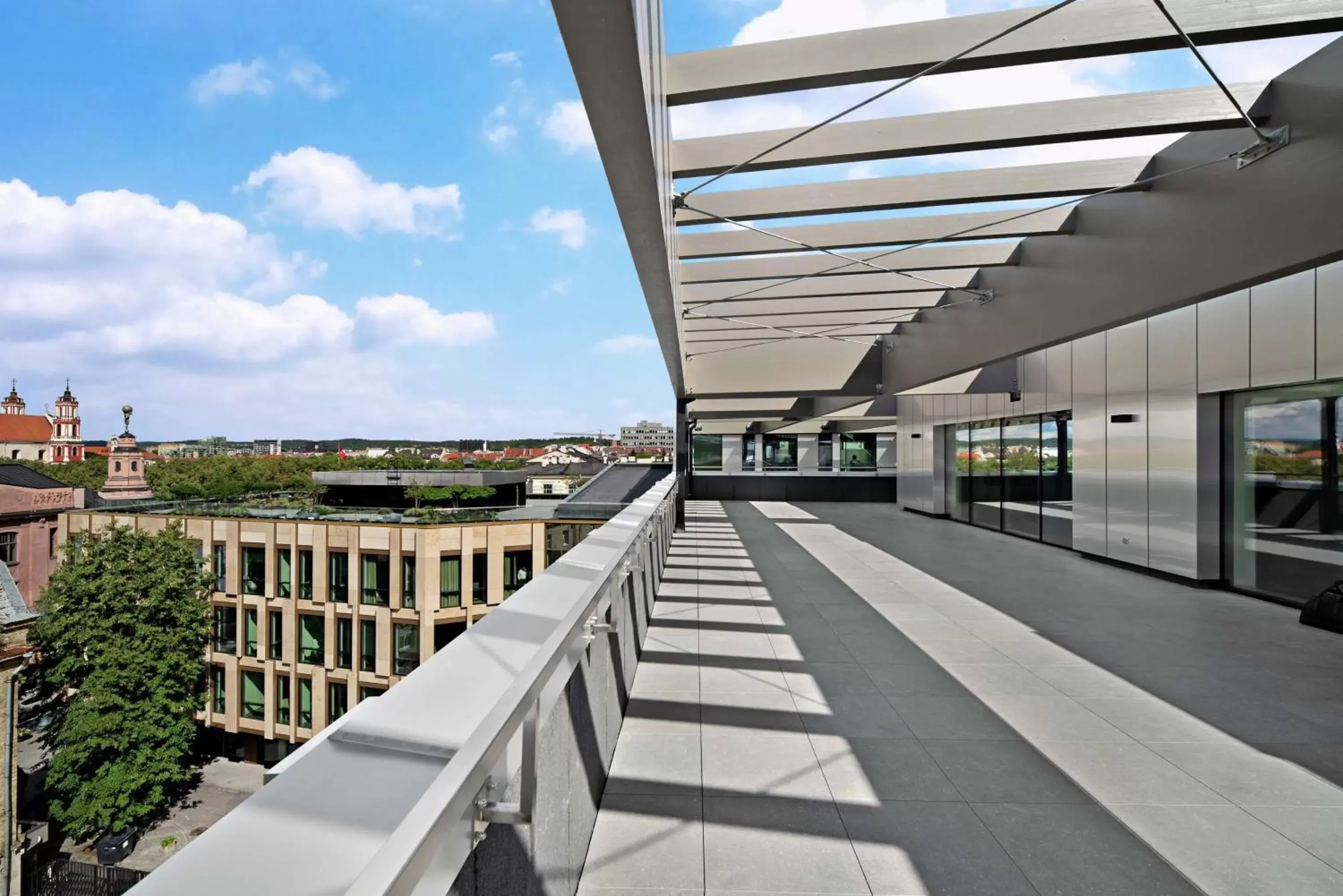 Patio, Balcony/Terrace in Hilton Garden Inn Vilnius City Centre