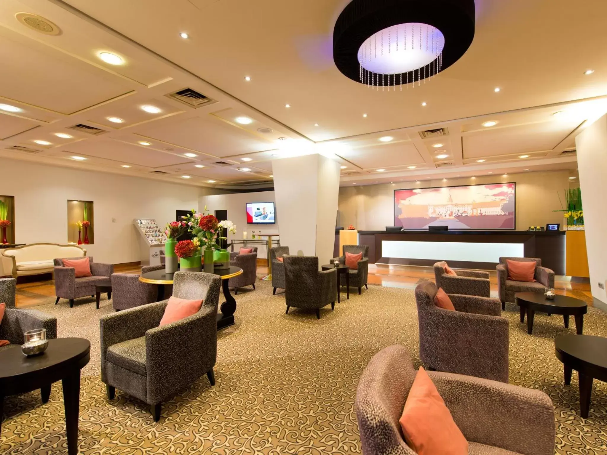 Lobby or reception, Lounge/Bar in ACHAT Hotel Karlsruhe City