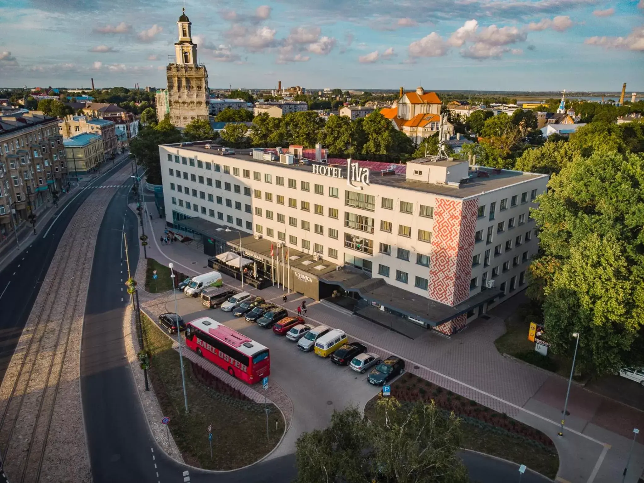 Facade/entrance, Bird's-eye View in Liva Hotel