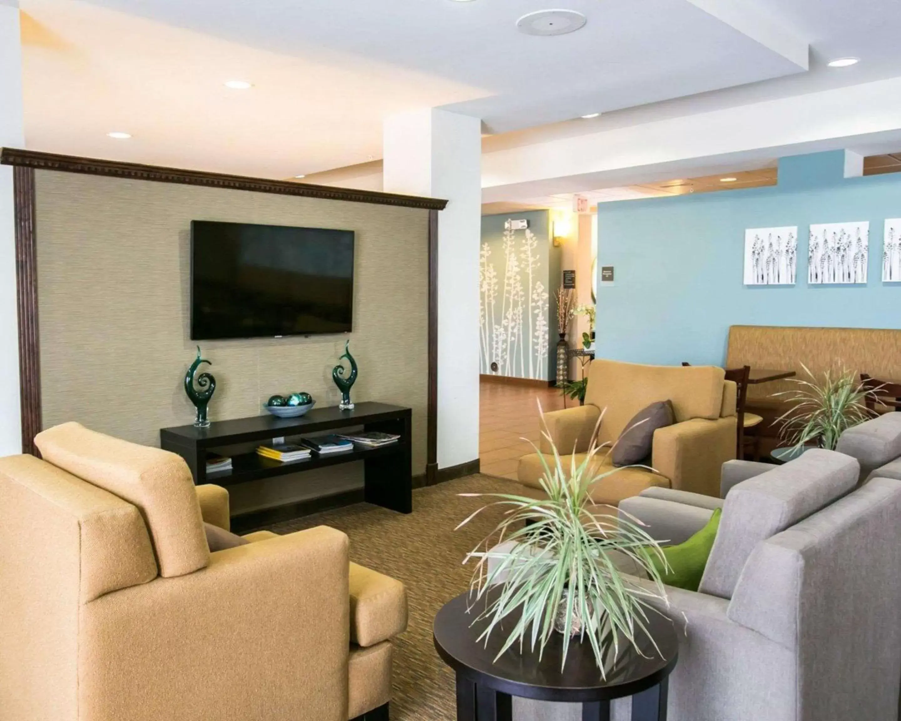 Lobby or reception, Seating Area in Sleep Inn & Suites Austin