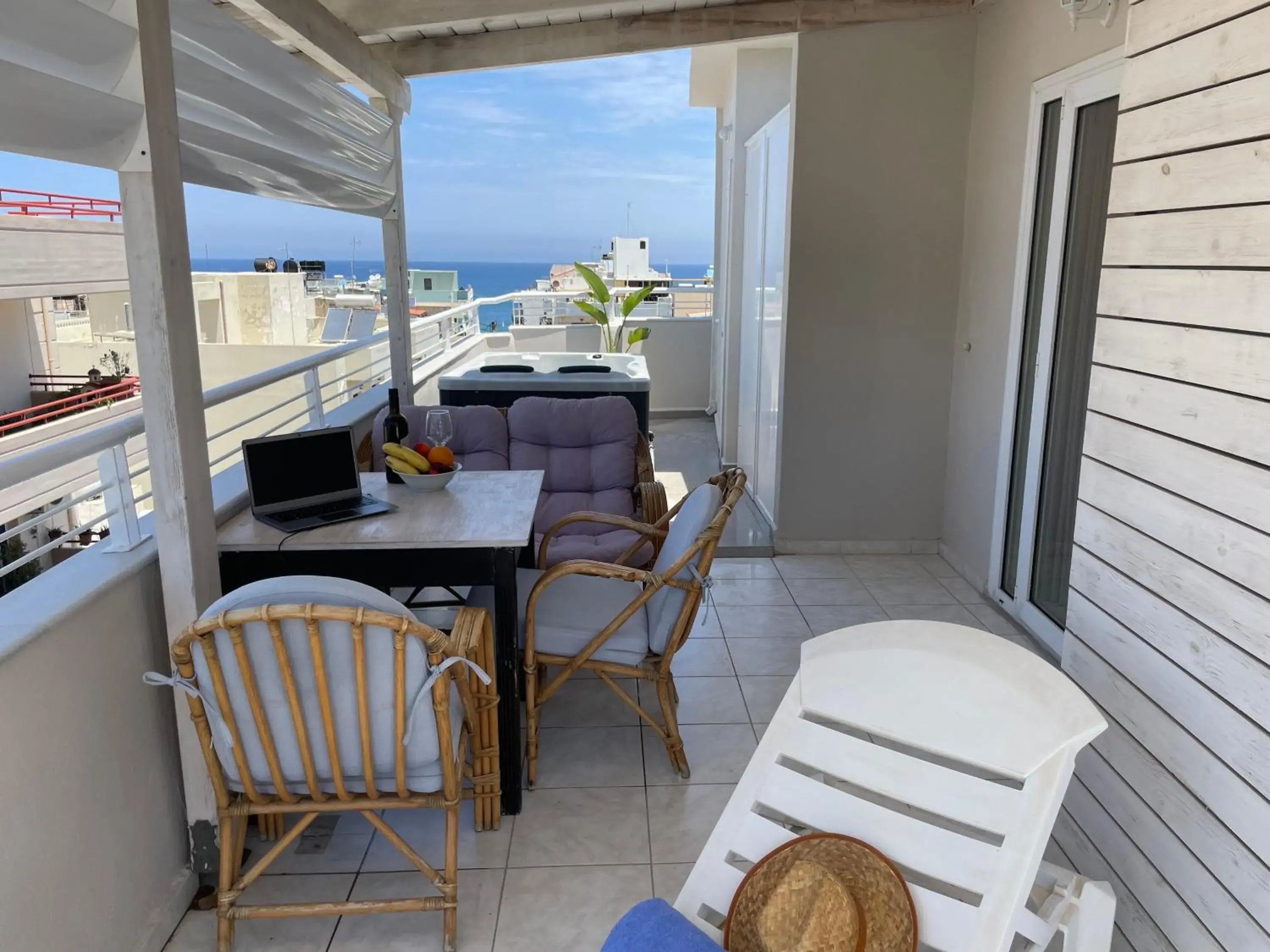 Balcony/Terrace in Voula Hotel