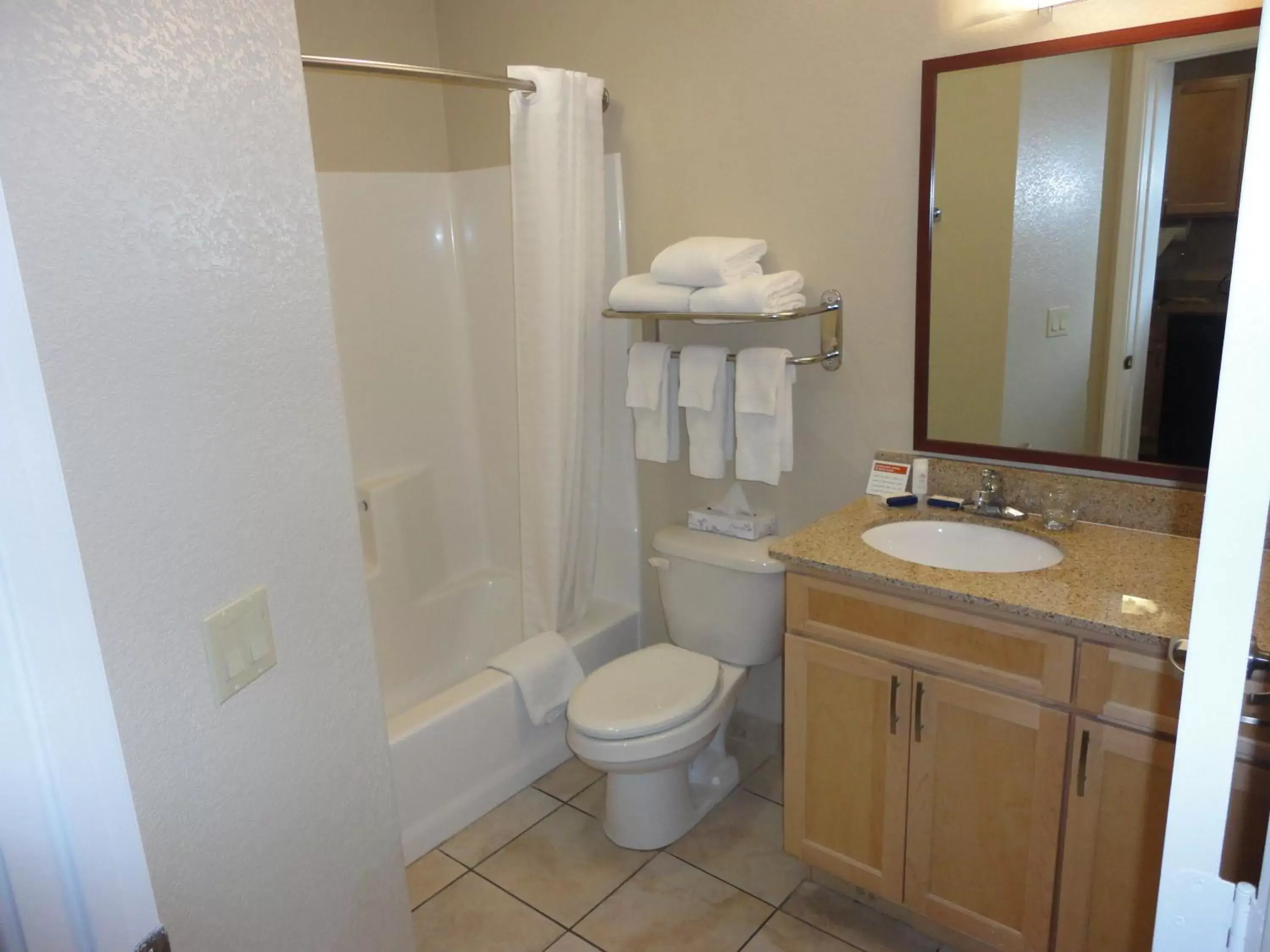 Photo of the whole room, Bathroom in Candlewood Suites Houston The Woodlands, an IHG Hotel