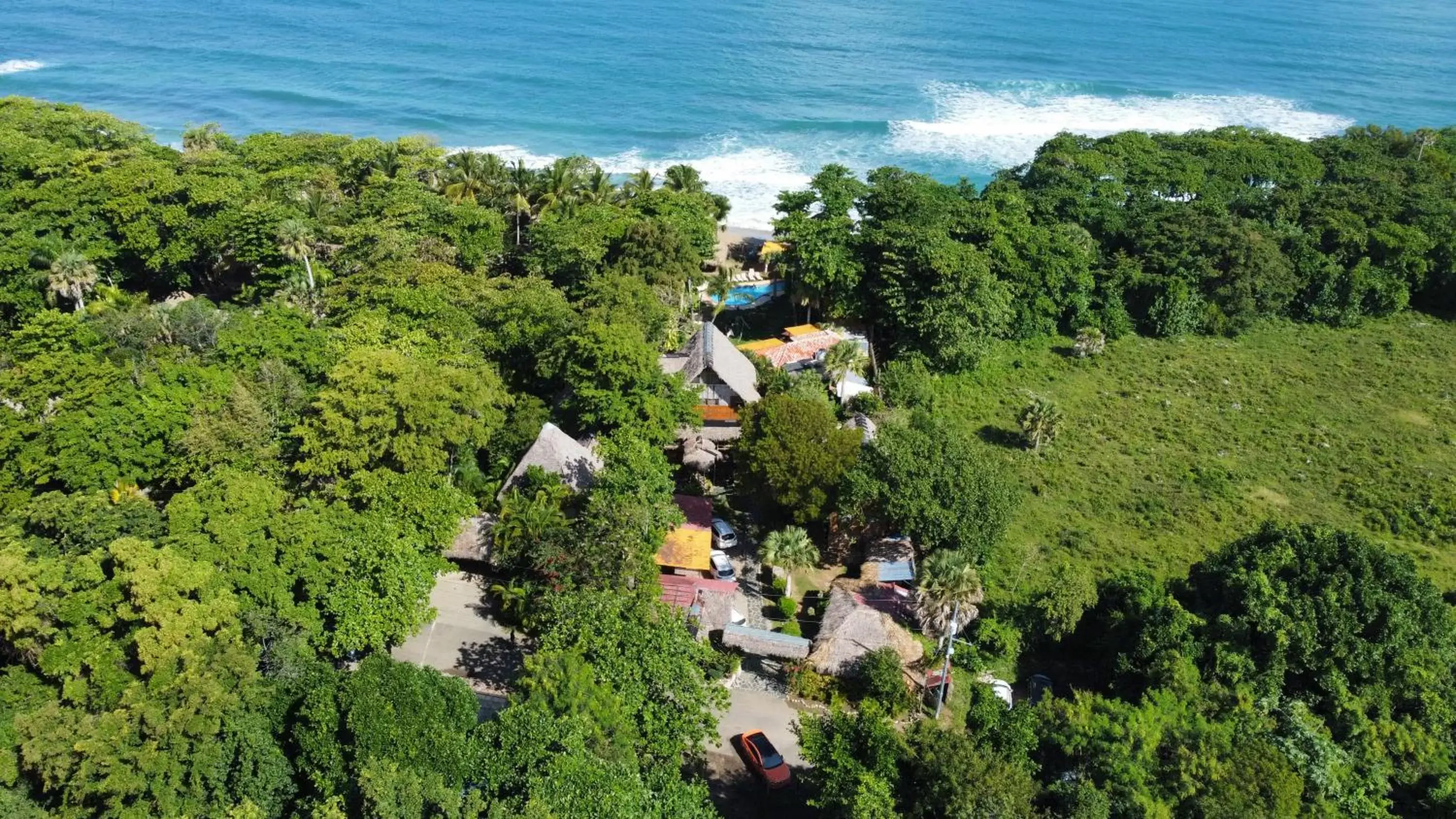 Bird's-eye View in Cabarete Maravilla Eco Lodge Boutique Beach Surf & Kite