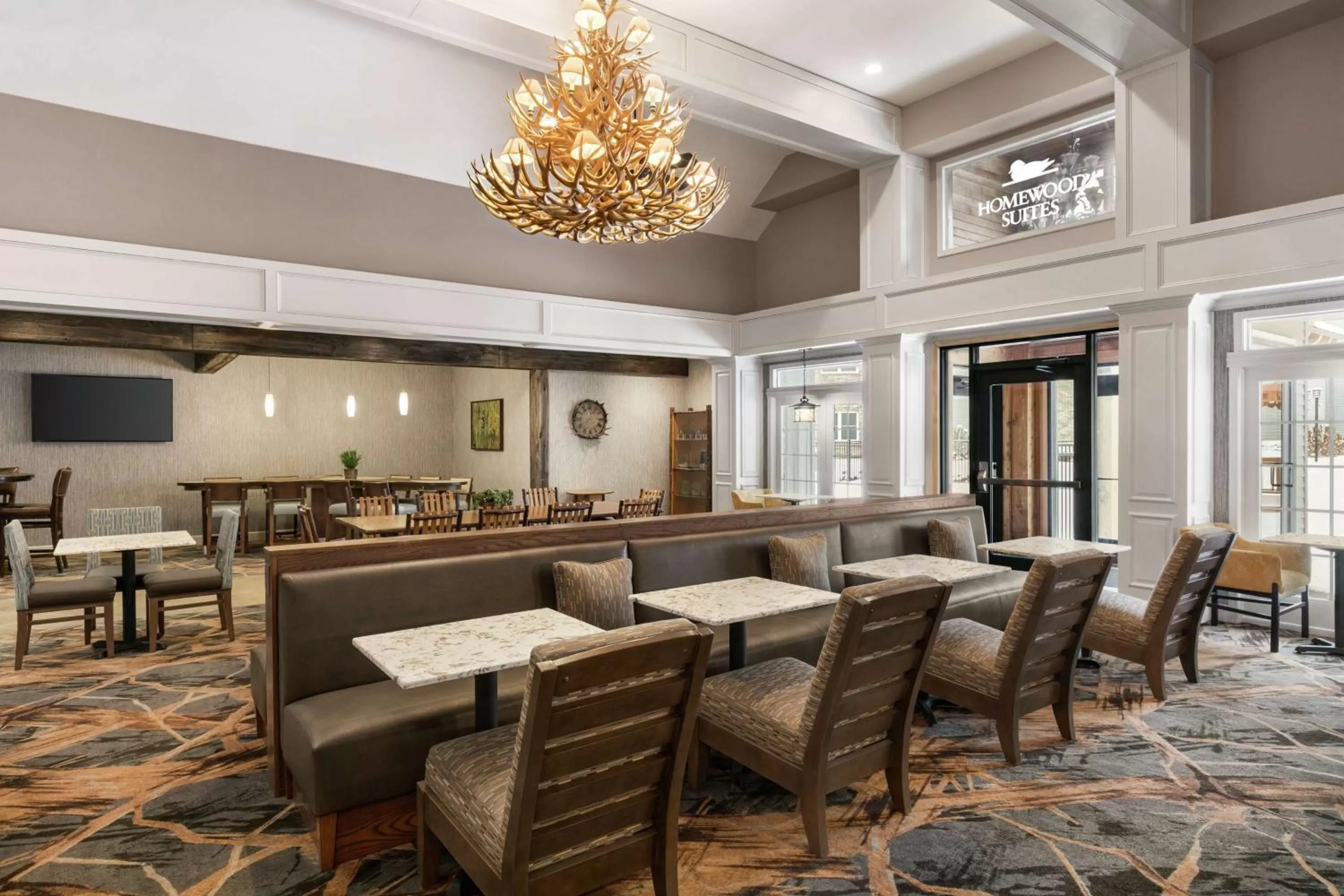 Lobby or reception in Homewood Suites Syracuse-Liverpool