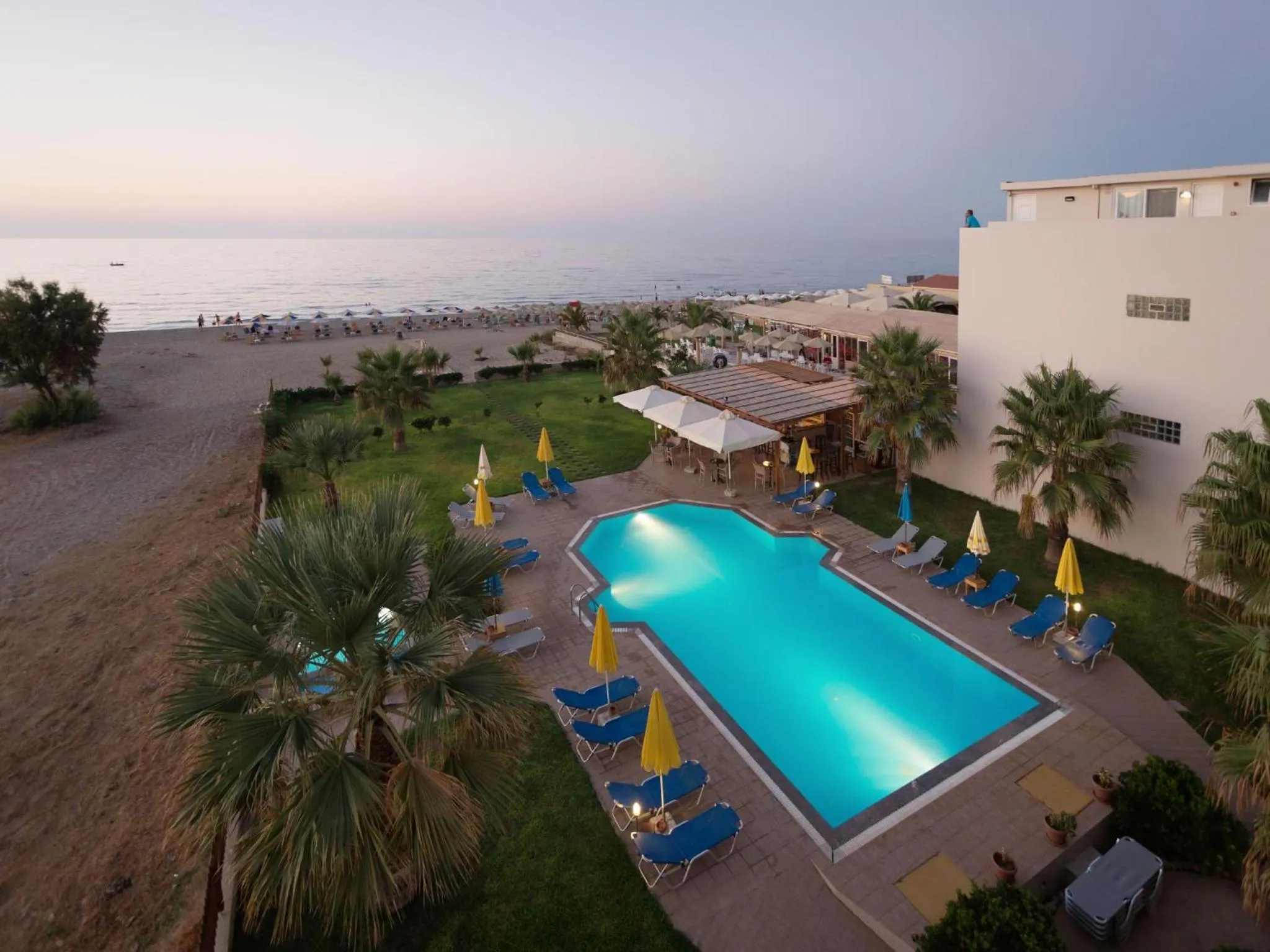 Swimming pool in Ilian Beach & Apartments