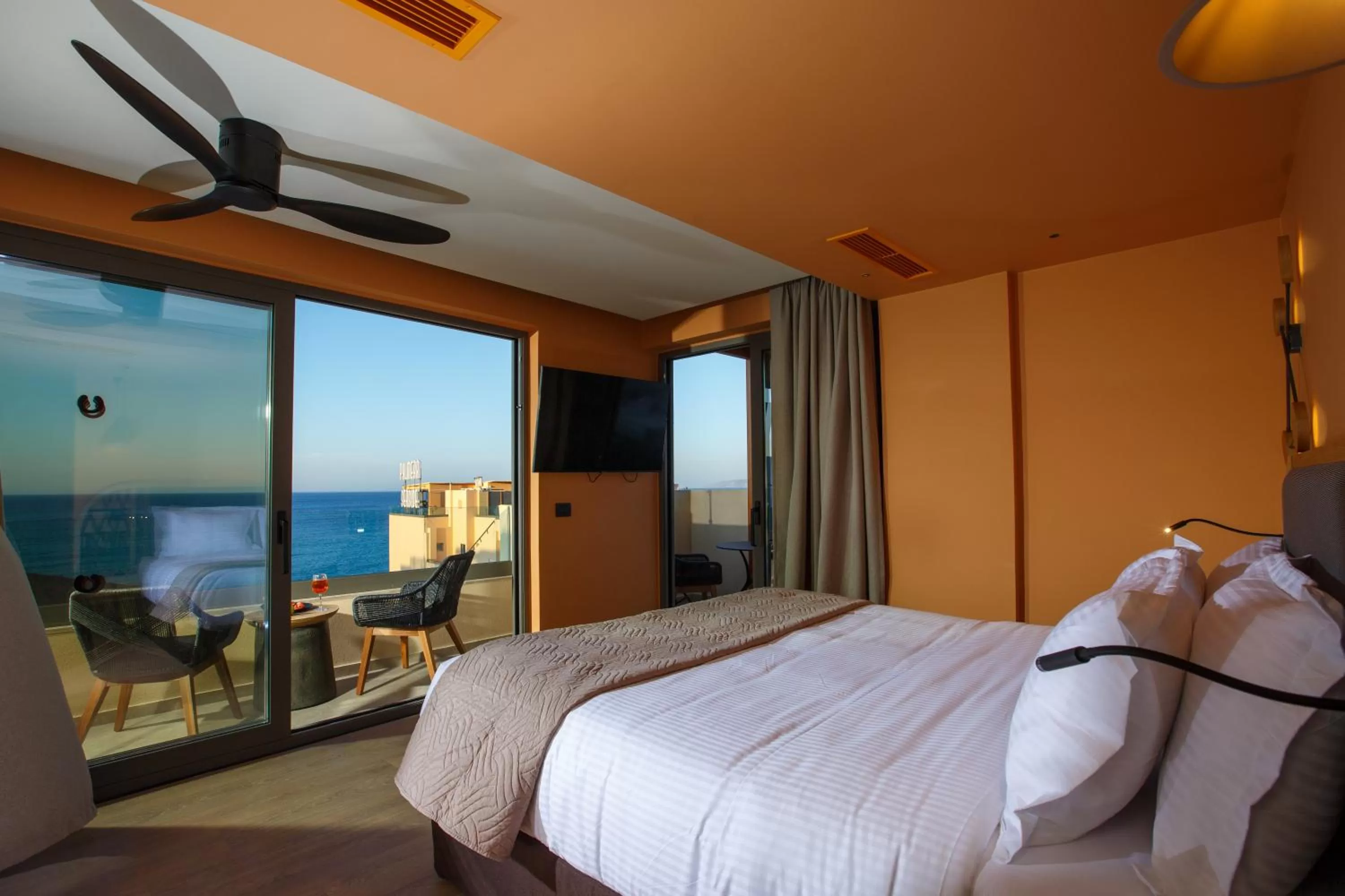 Superior Deluxe Suite Sea View with Jacuzzi in Palmera Beach Hotel & Spa - Adults Only