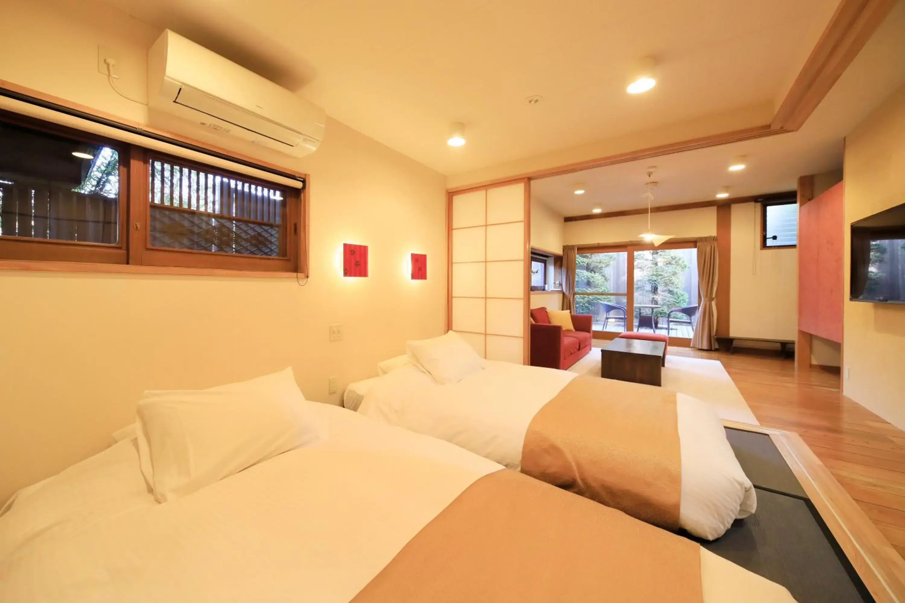 Bed in Fuji Onsenji Yumedono Bed in Fuji Onsenji Yumedono