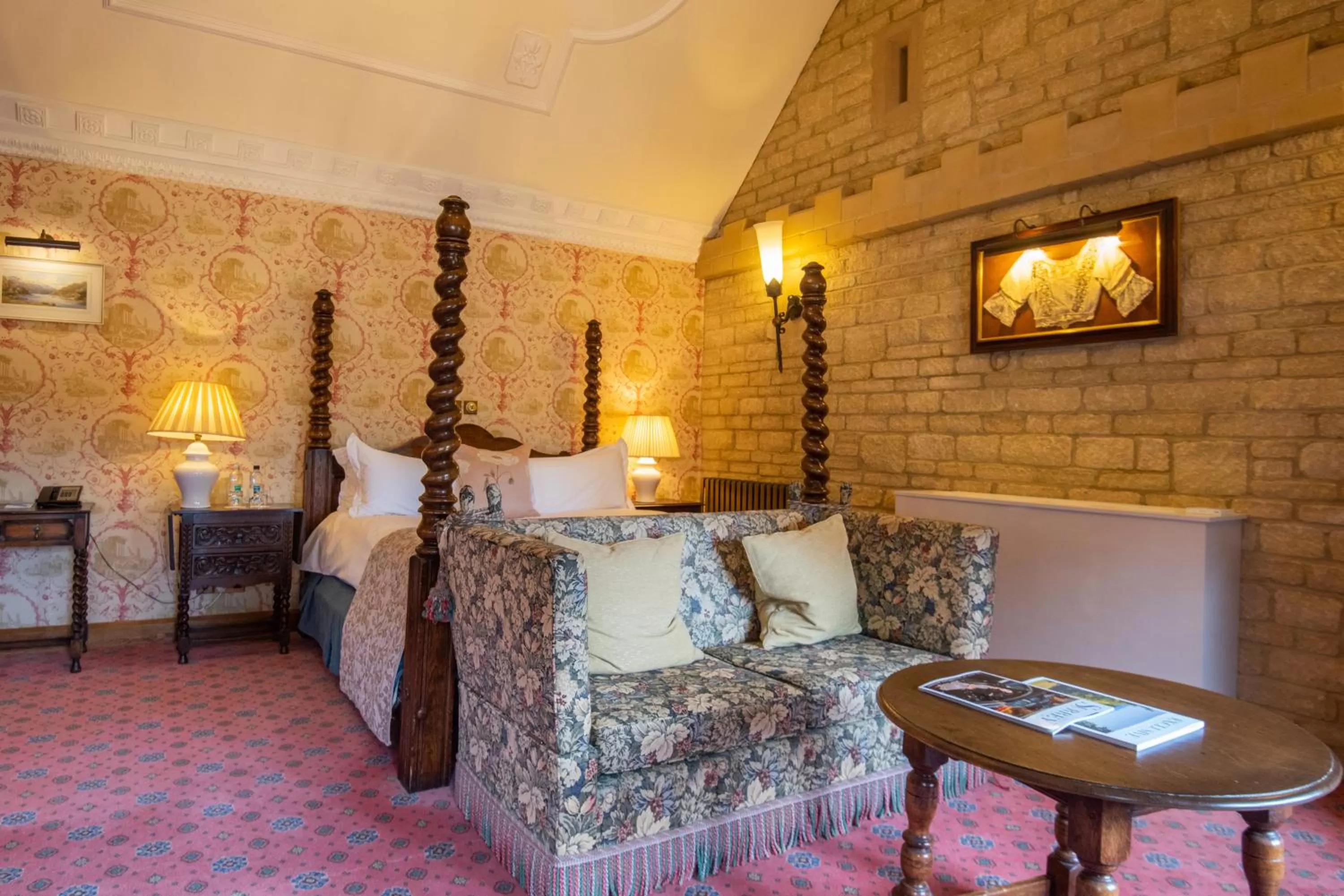 Bed in Pennyhill Park Hotel and Spa