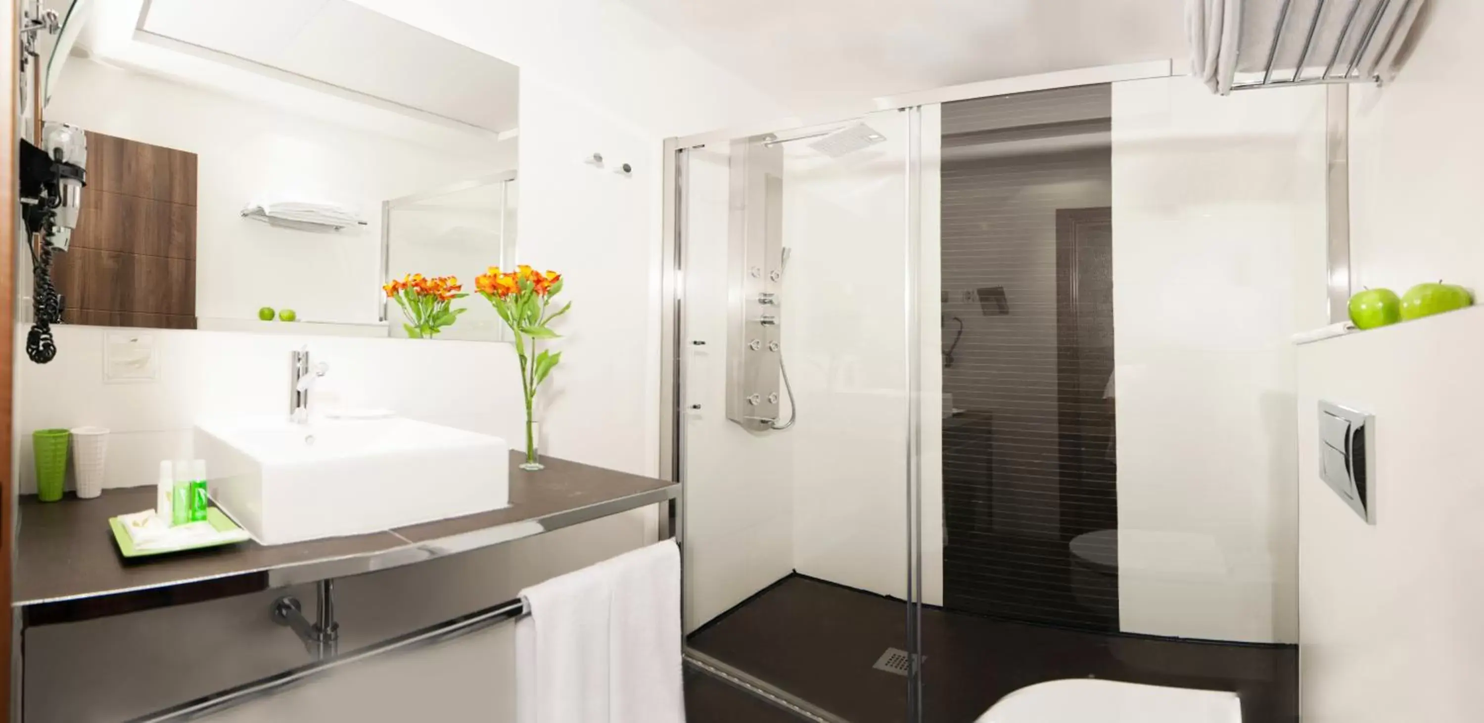 Shower, Bathroom in Apartosuites Jardines de Sabatini