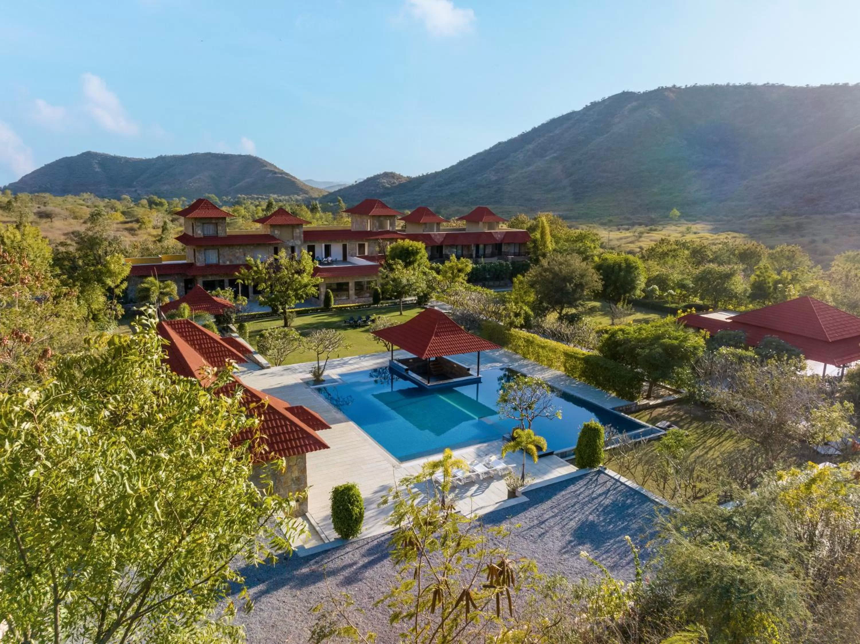 Property building, Pool View in Anandam - A Luxury Resort in Udaipur