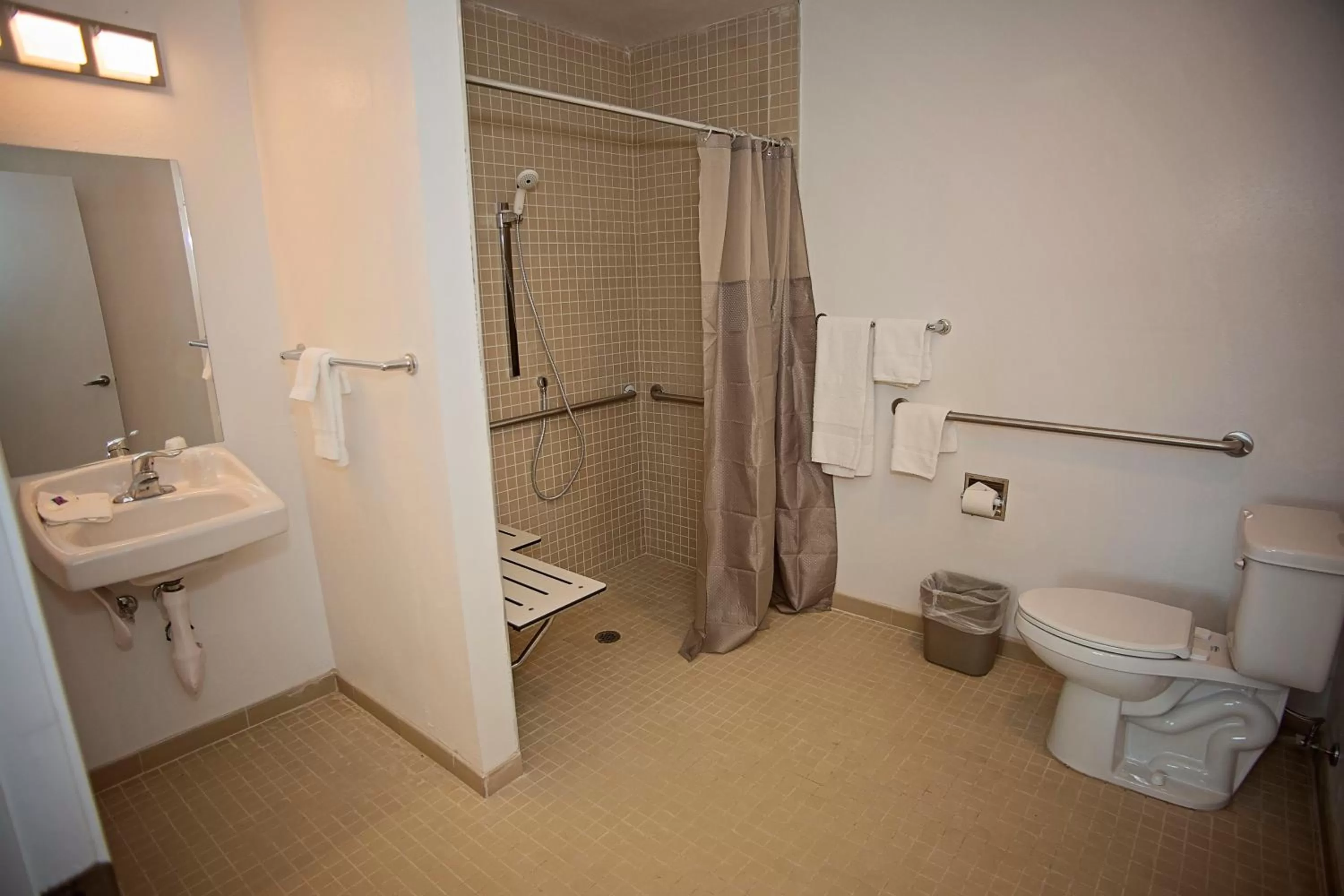 Bathroom in Motel 6-Crescent City, CA